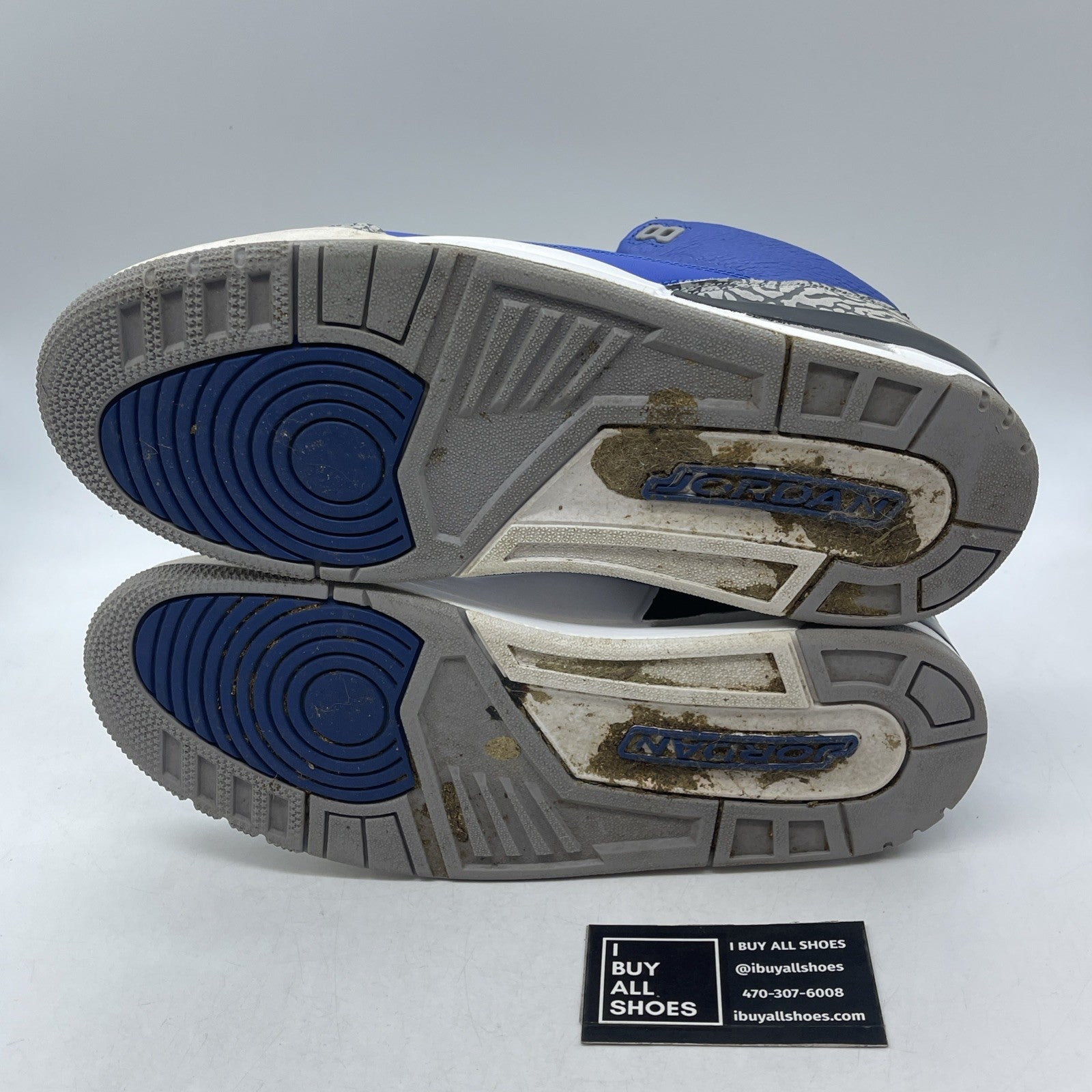 Size 10.5 - Air Jordan 3 Retro Varsity Royal 2020 (CT8532-400)