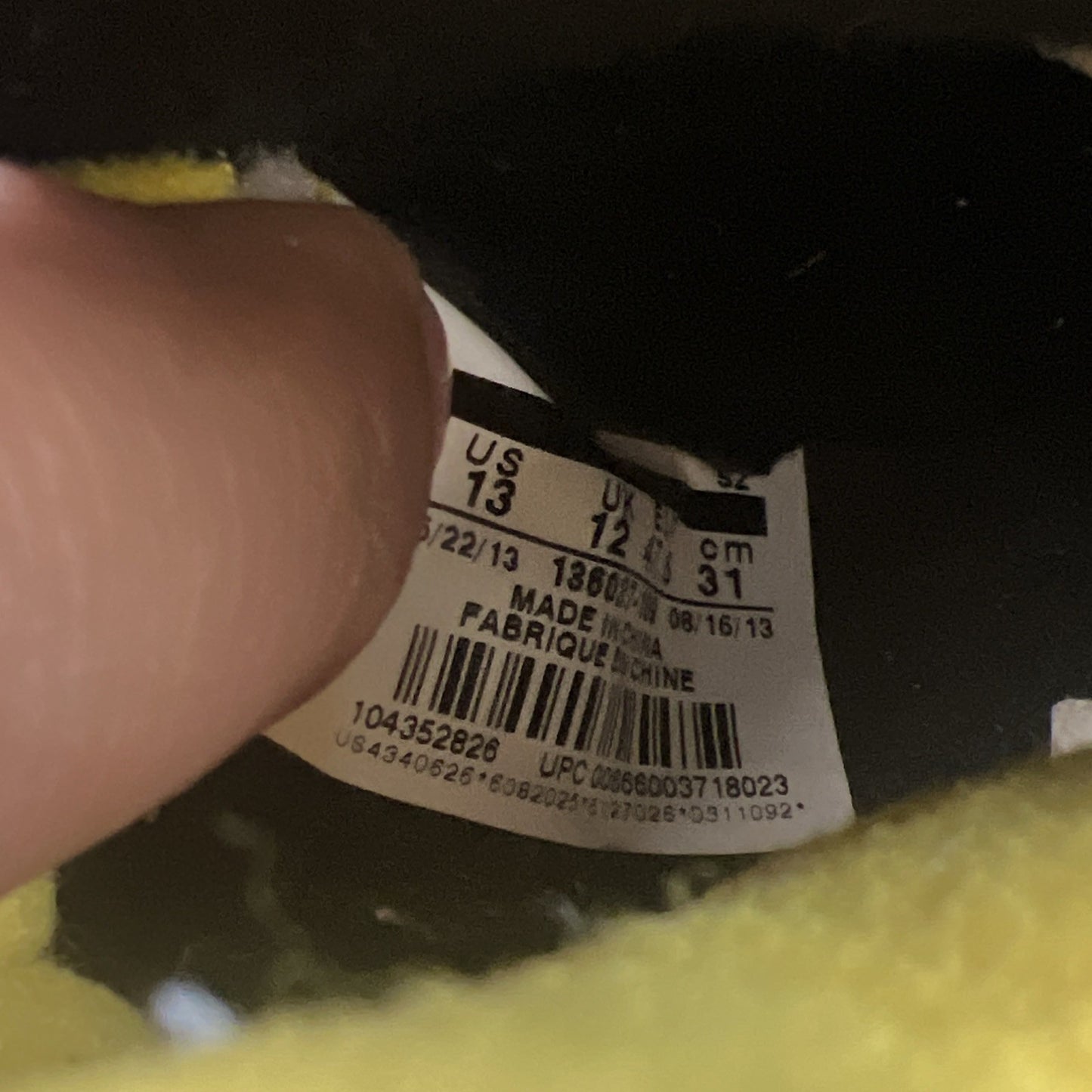 Size 13 - Air Jordan 5 Retro 2013 Laney (136027-189)