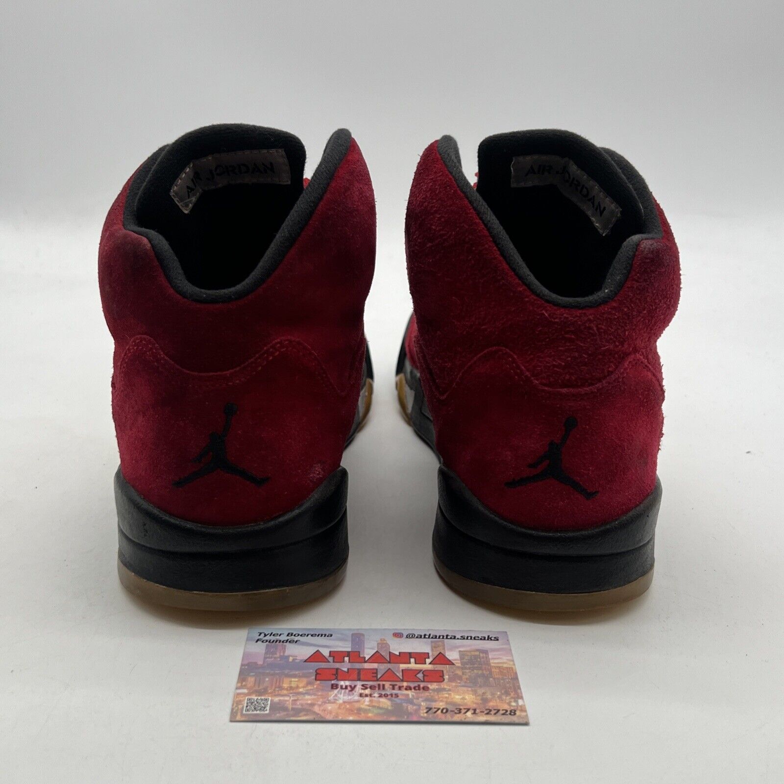 Size 10.5 - Air Jordan 5 Retro Raging Bull Red Suede (136027-601)