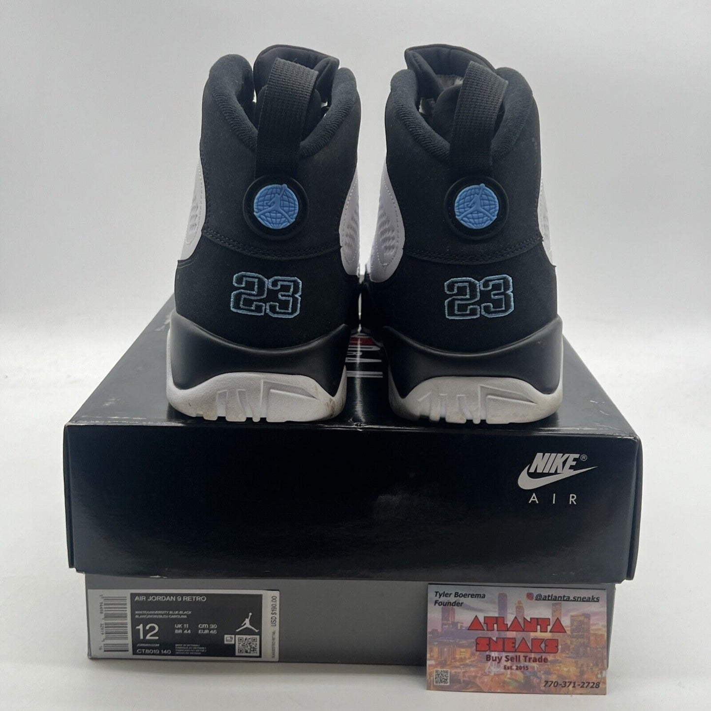 Size 12 - Air Jordan 9 Retro University Blue 2020 (CT8019-140)
