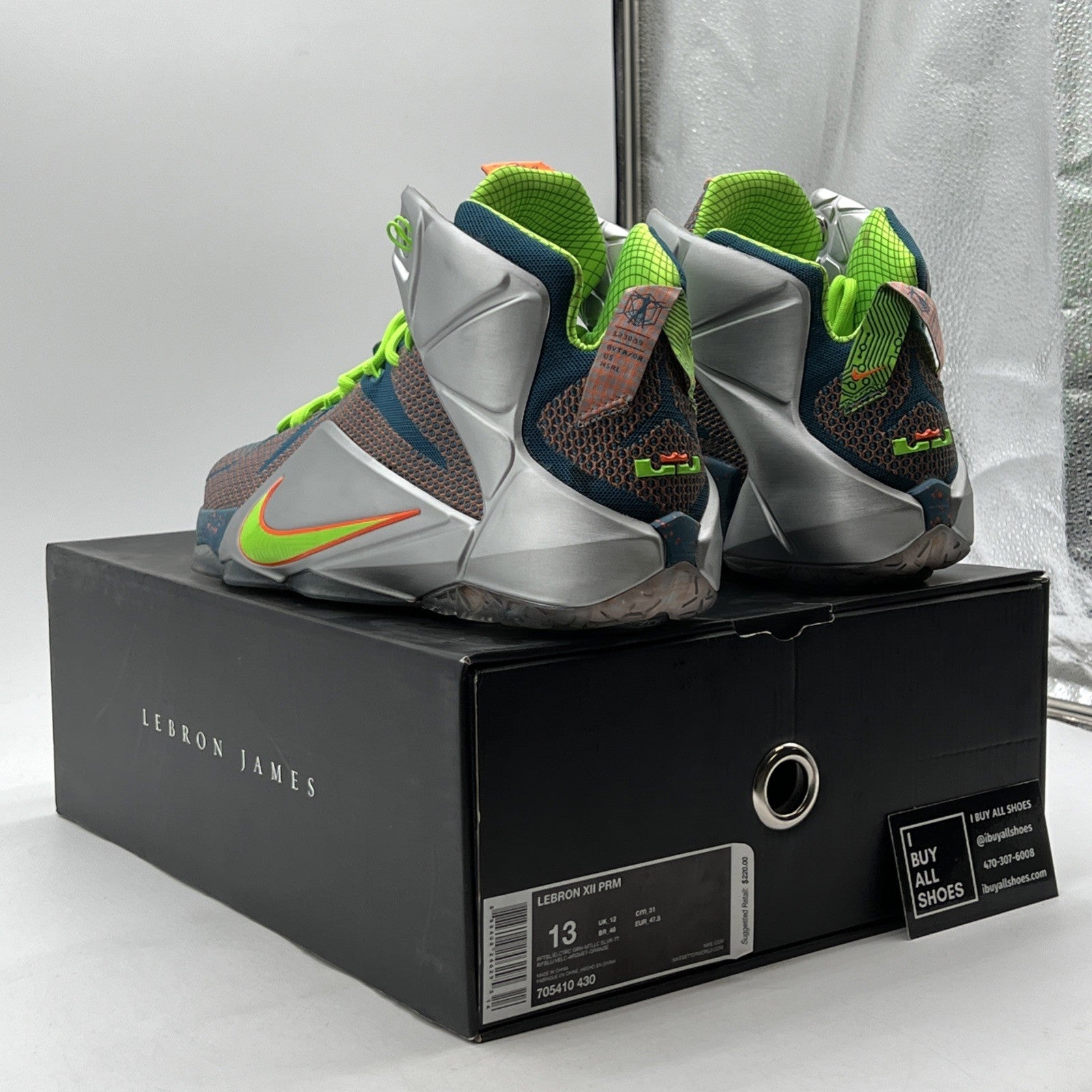 Size 13 - Nike LeBron 12 Trillion Dollar Man (705410-430)