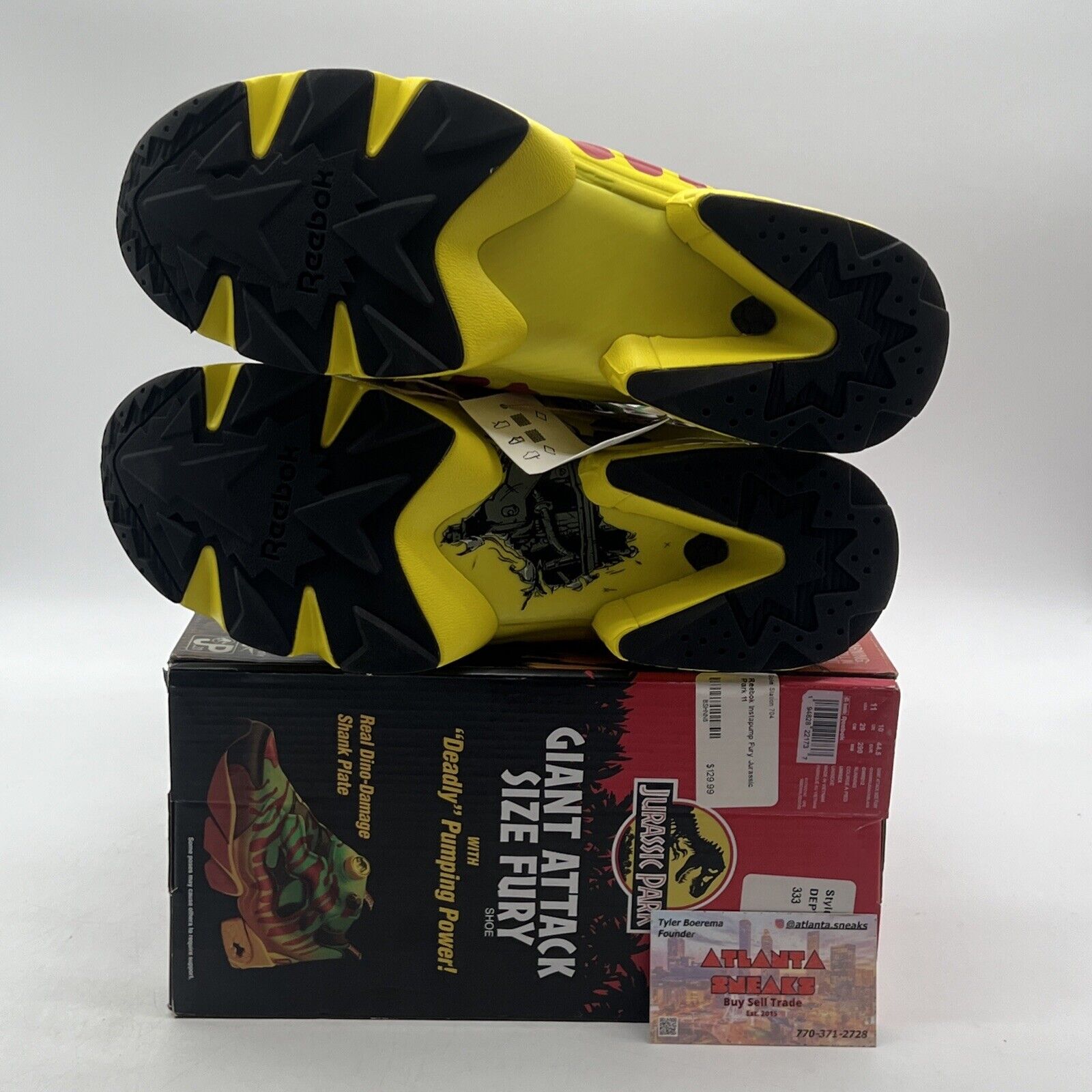 Size 11 - Reebok Jurassic Park x InstaPump Fury OG Tour Vehicles