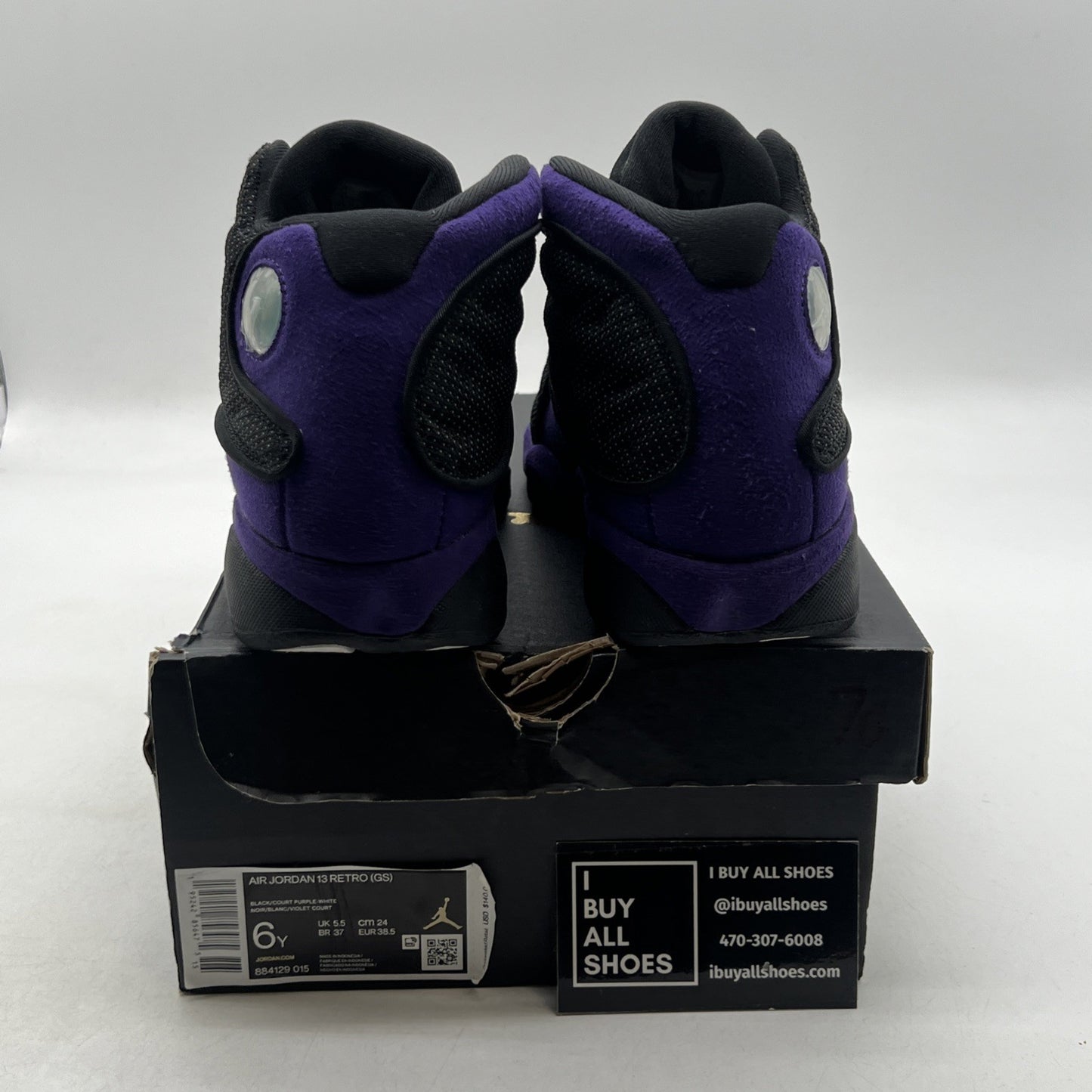 Size 6Y - Air Jordan 13 Retro Mid Court Purple (884129-015)