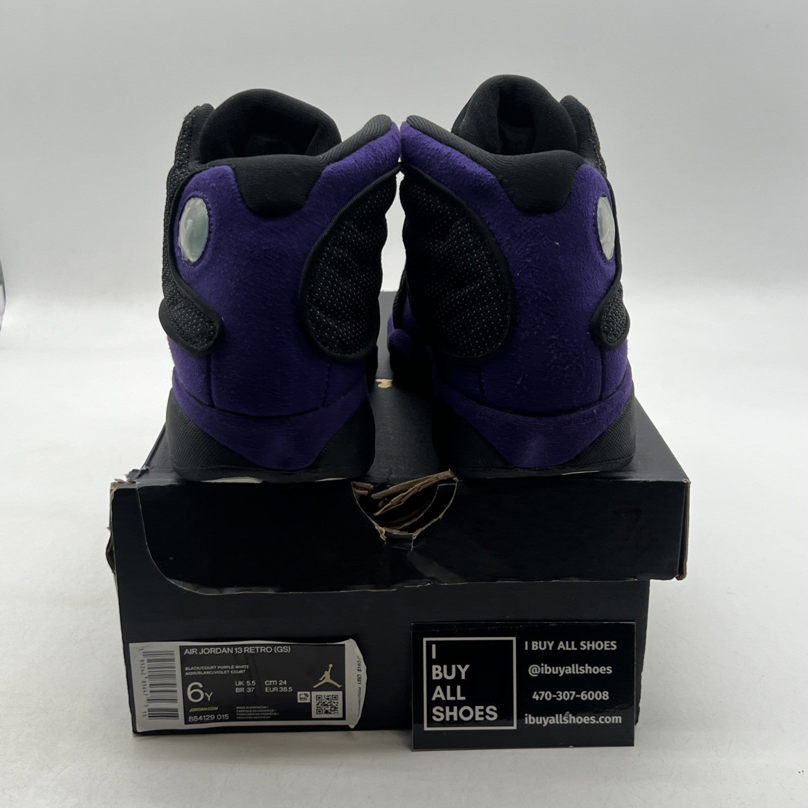 Size 6Y - Air Jordan 13 Retro Mid Court Purple (884129-015)