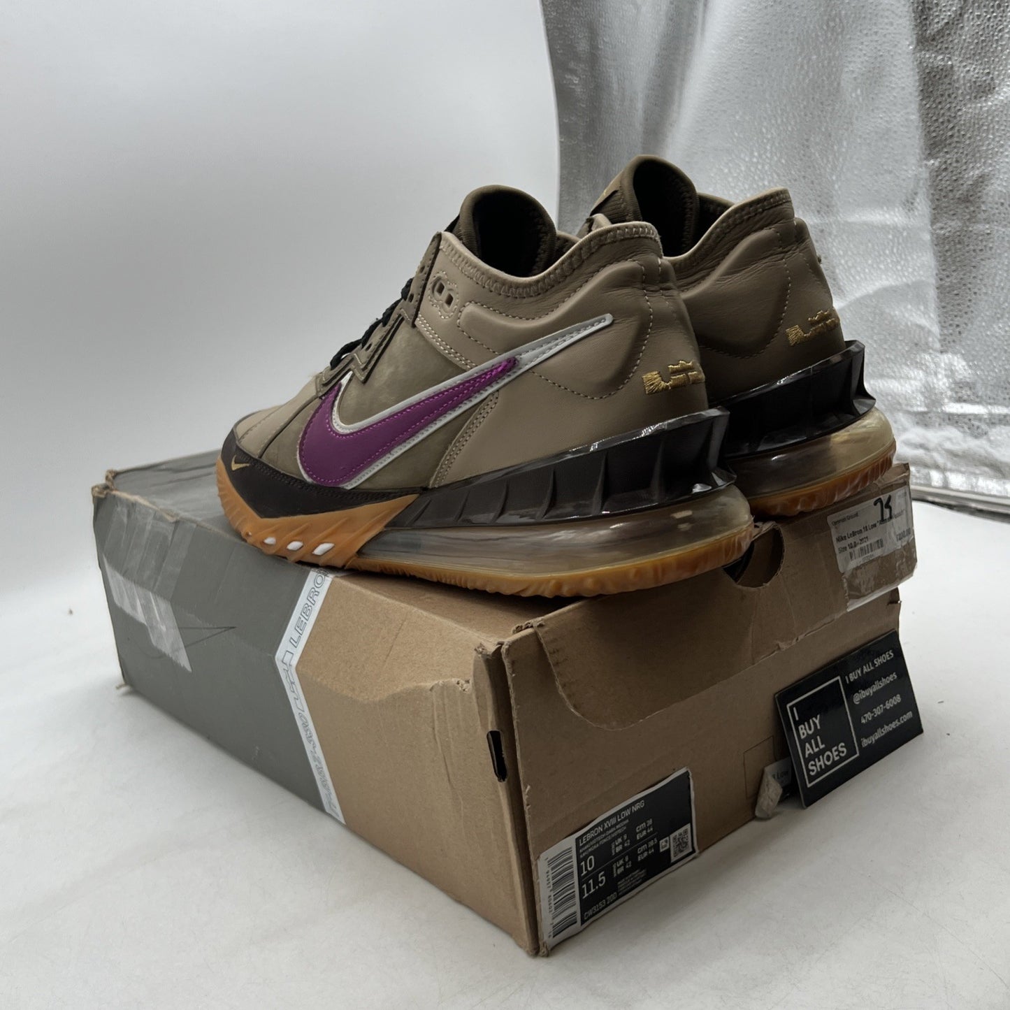 Size 10 - Nike atmos x LeBron 18 Low Viotech (CW3153-200)