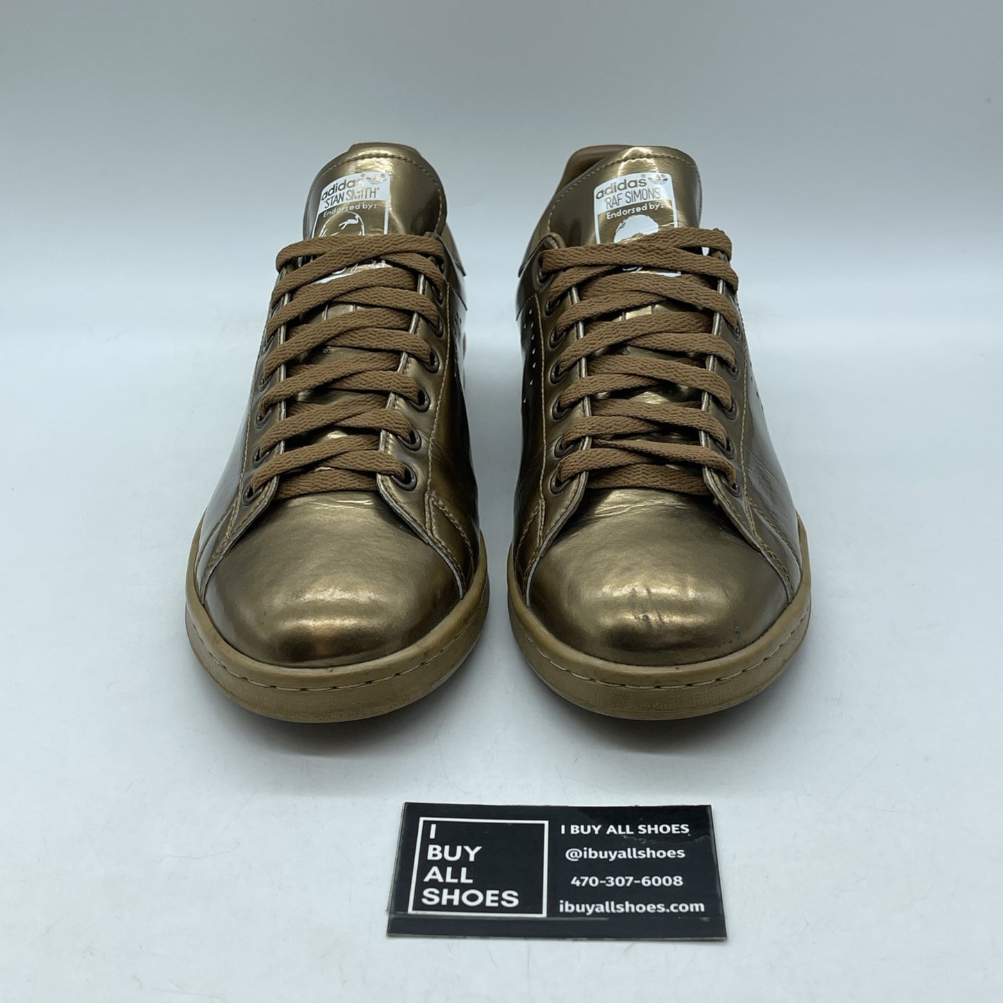 Size 9.5 - adidas Raf Simons x Stan Smith Copper Metallic Leather (S75937)