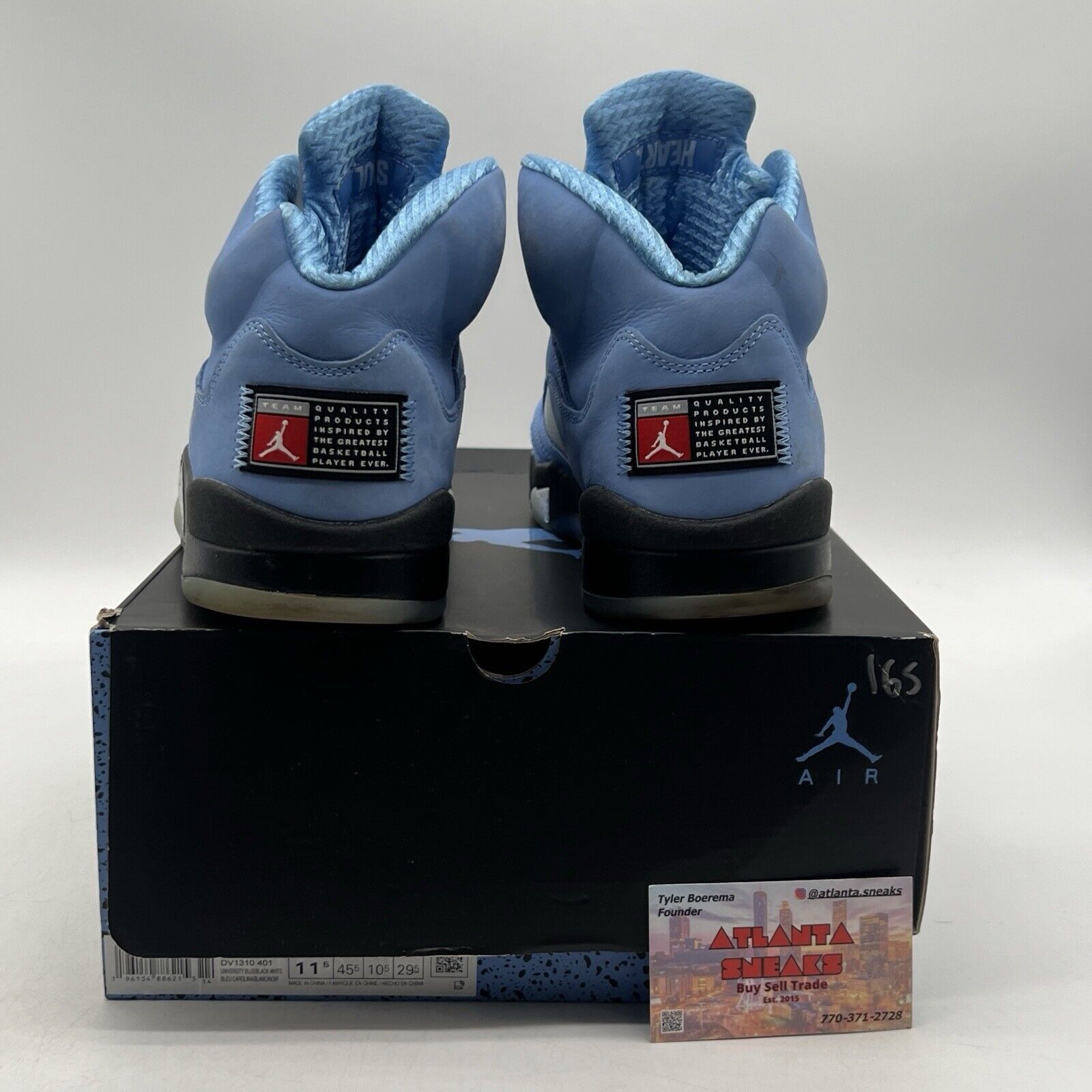 Size 11.5 - Jordan 5 Retro SE Mid UNC Black Grey Suede Blue (DV1310-401)