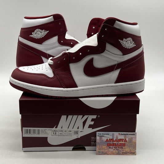 Size 12 - Air Jordan 1 Retro OG High Artisanal Red Leather (DZ5485-160)