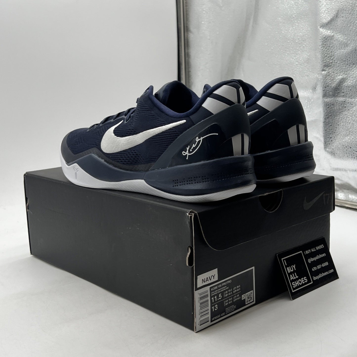 Size 11.5 - Nike Kobe 8 Protro College Navy (HF9550-400)