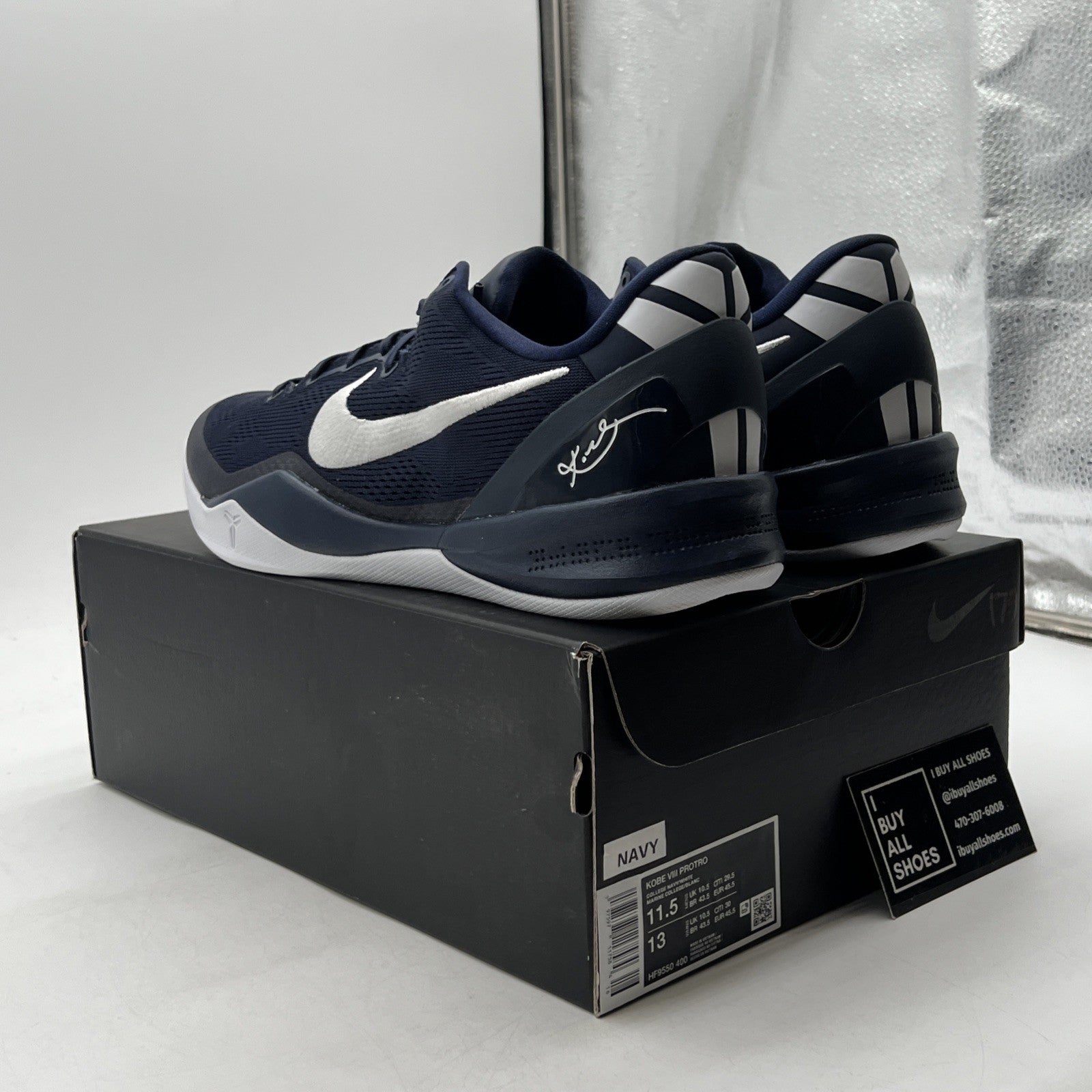 Size 11.5 - Nike Kobe 8 Protro College Navy (HF9550-400)