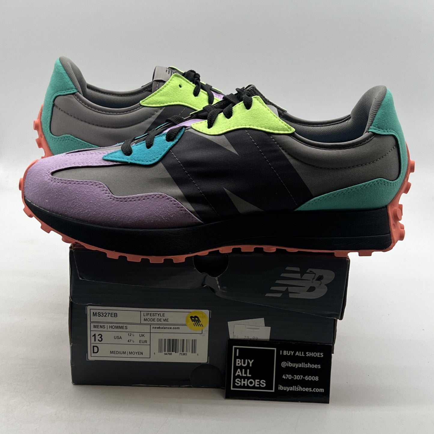 Size 13 - New Balance 327 Miami Nights (MS327EB)