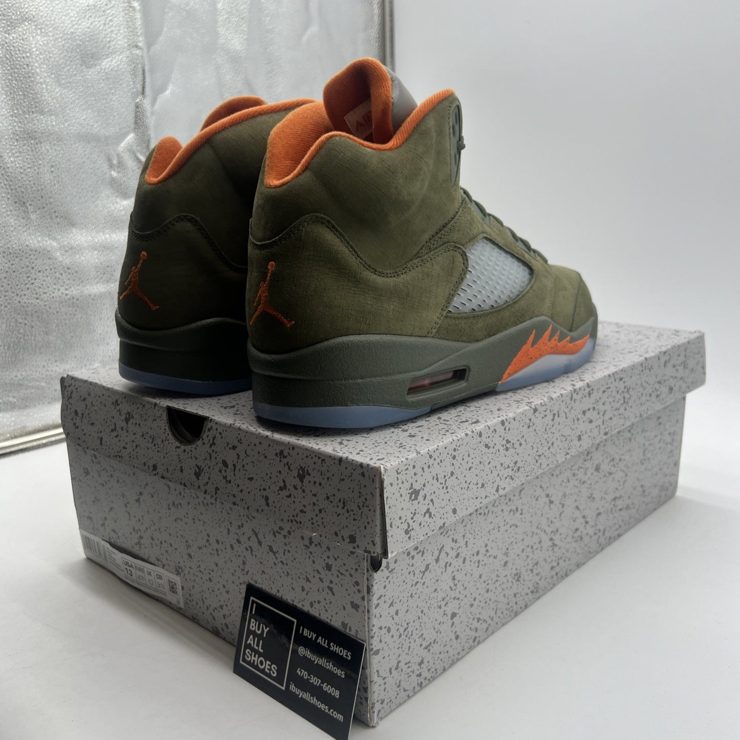 Size 13 - Air Jordan 5 Retro 2024 Olive (DD0587-308)