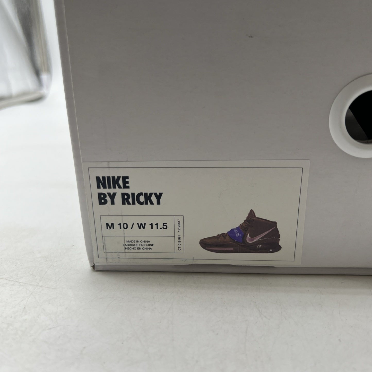 Size 10 -Nike iD By You Kyrie 6 Air Kyreezy Green White Blue (CT1019-991)