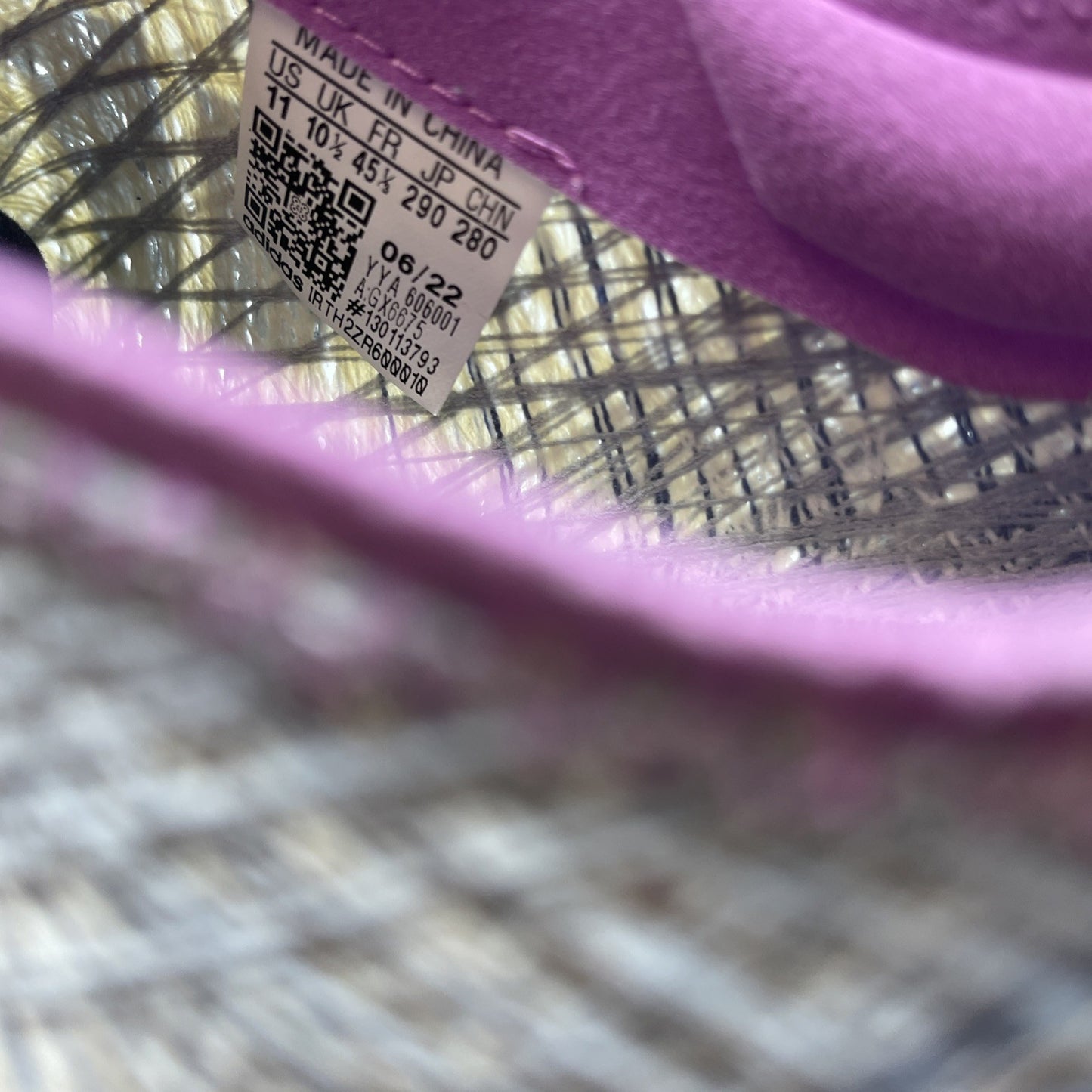 Size 11 - adidas Adizero Prime X Strung Off White Pulse Lilac (GX6675)