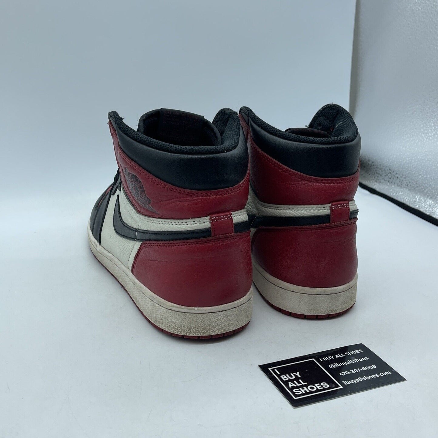 Size 11 - Jordan 1 Retro OG High Bred Toe Red Black White Leather (555088-610)