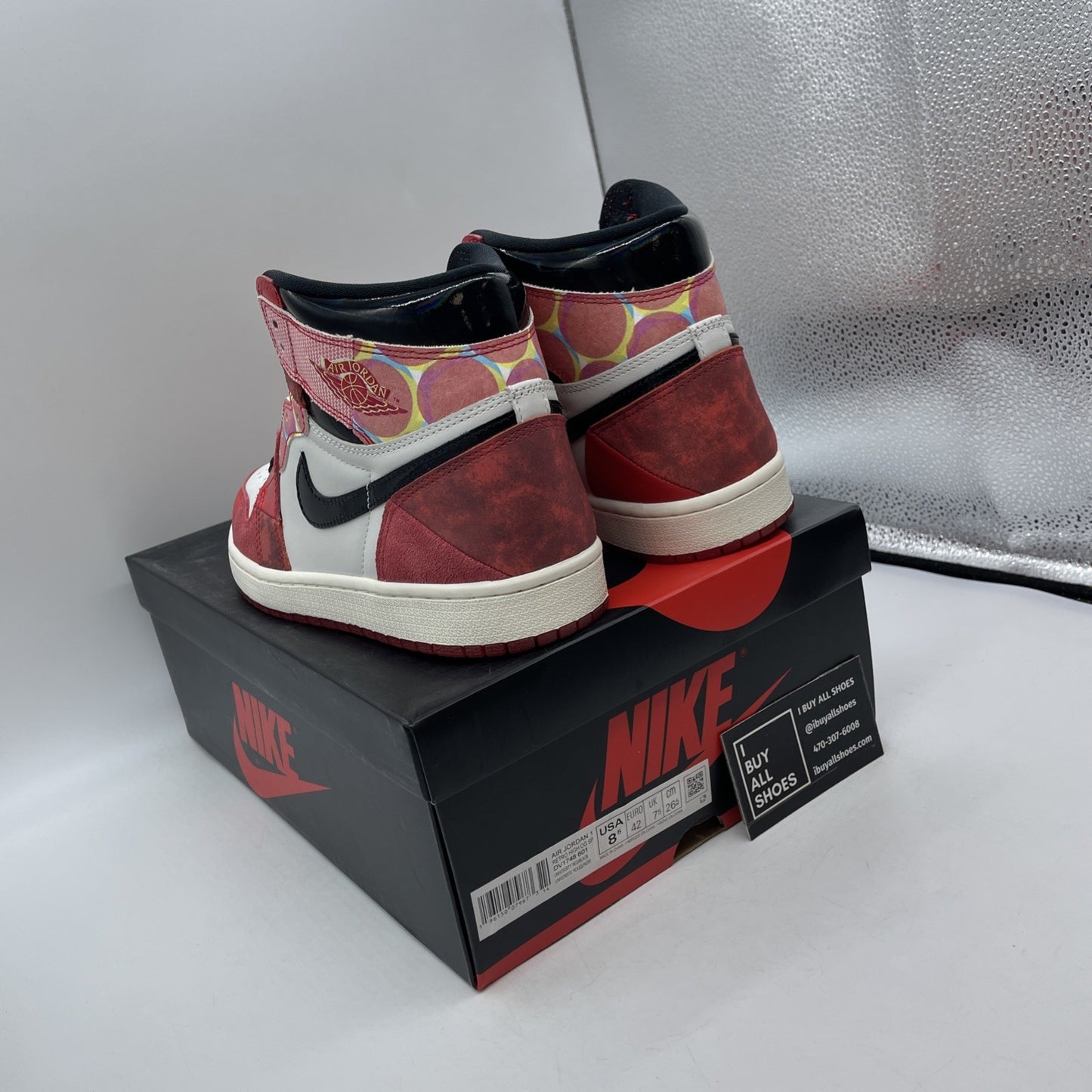 Size 8.5 - Air Jordan 1 Retro OG x Marvel High Next Chapter Suede (DV1748-601)