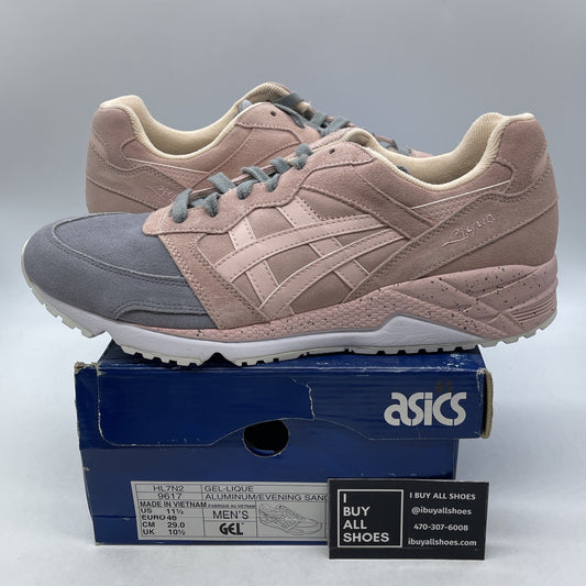 Size 11.5 - Asics GEL-Lique Aluminum Evening Sand (HL7N2-9617)