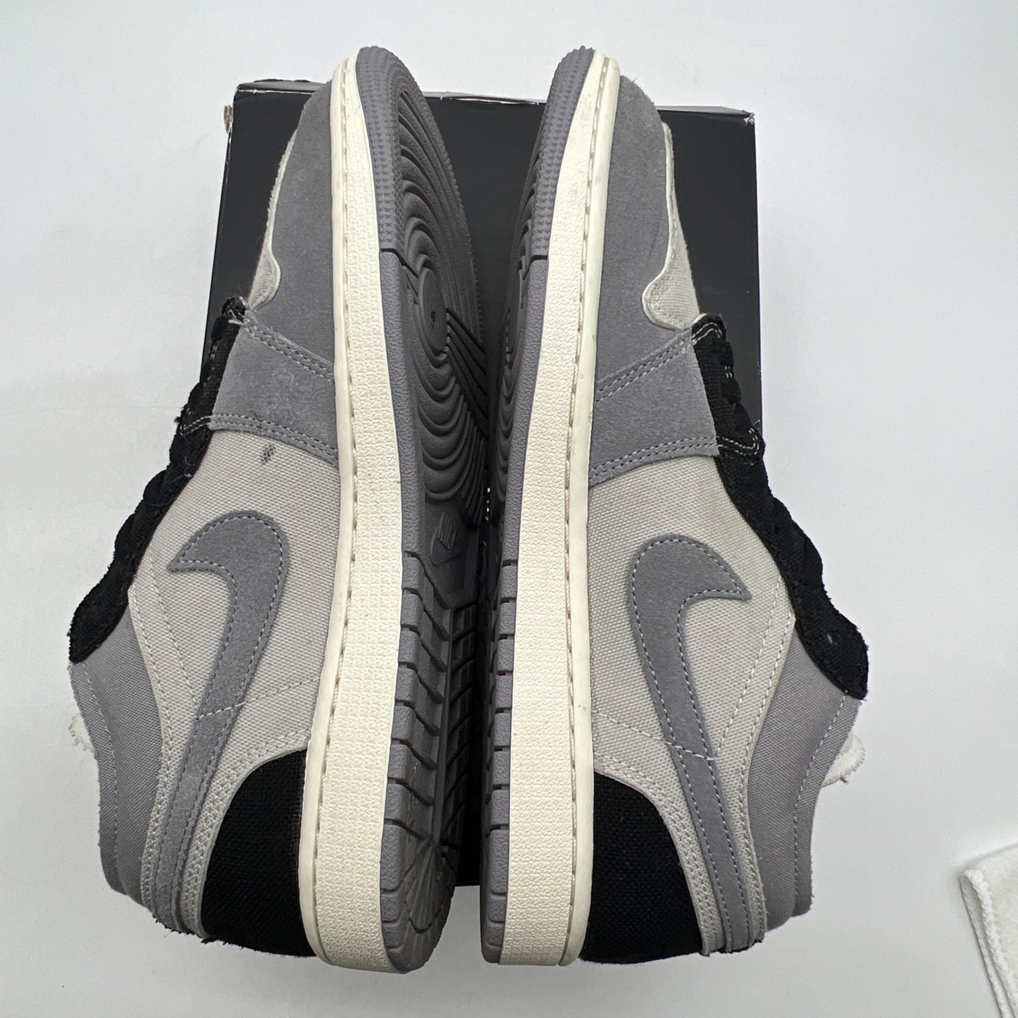 Size 9 - Air Jordan 1 SE Craft Low Inside Out - Cement Grey (DZ4135-002)