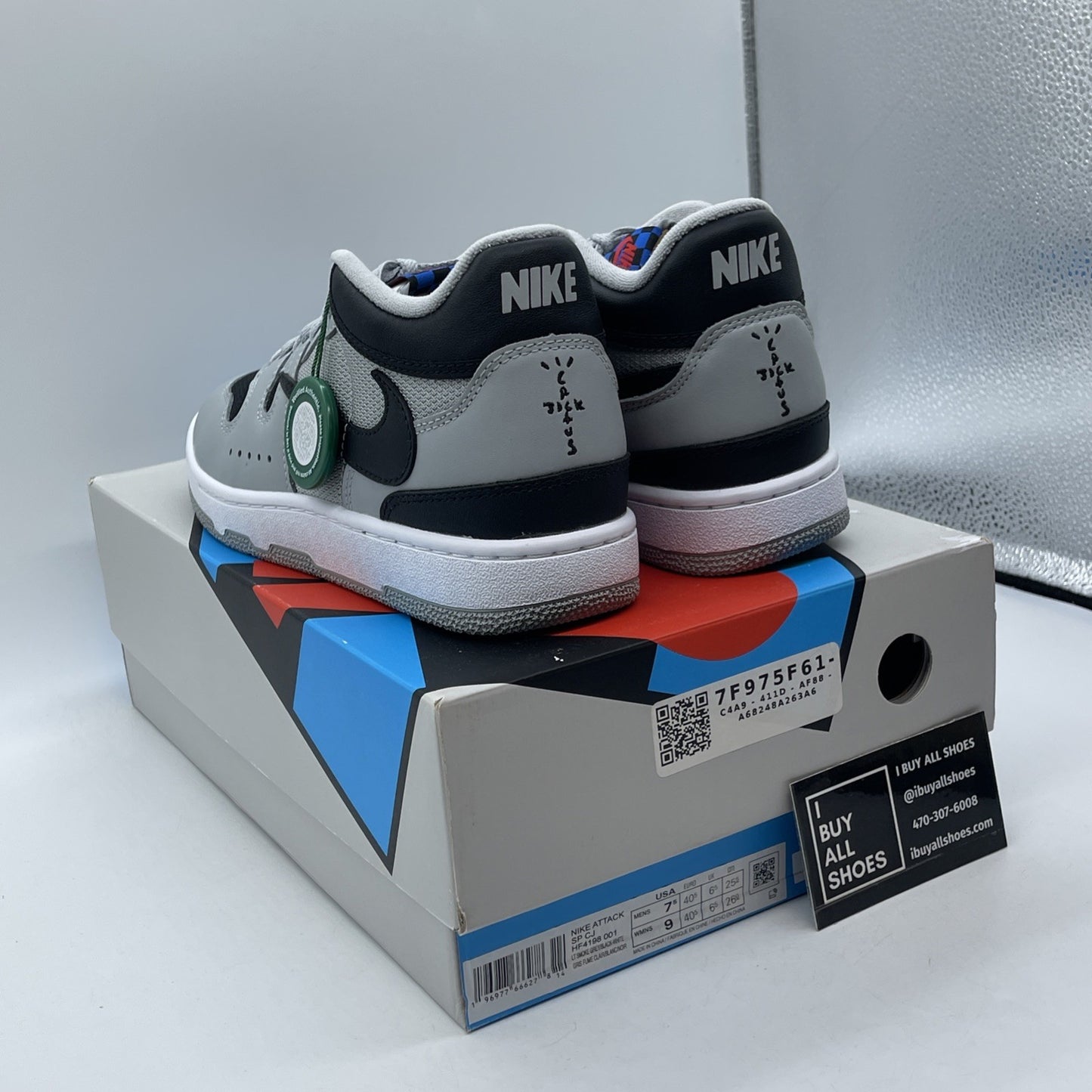 Size 7.5 - Nike Travis Scott x Mac Attack SP Cactus Mac Leather (HF4198-001)