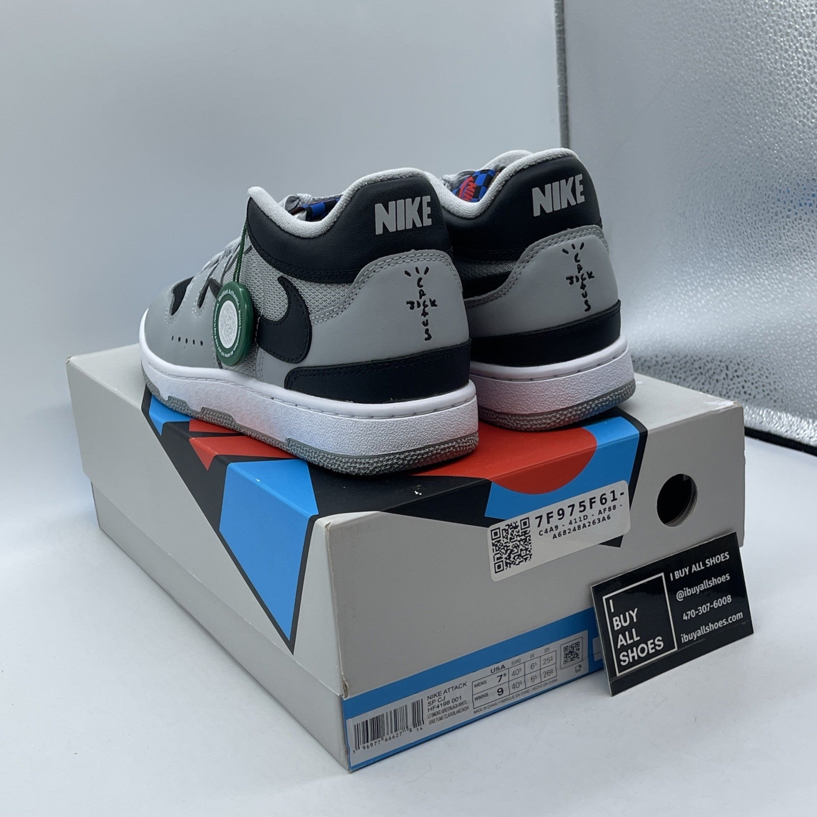 Size 7.5 - Nike Travis Scott x Mac Attack SP Cactus Mac Leather (HF4198-001)