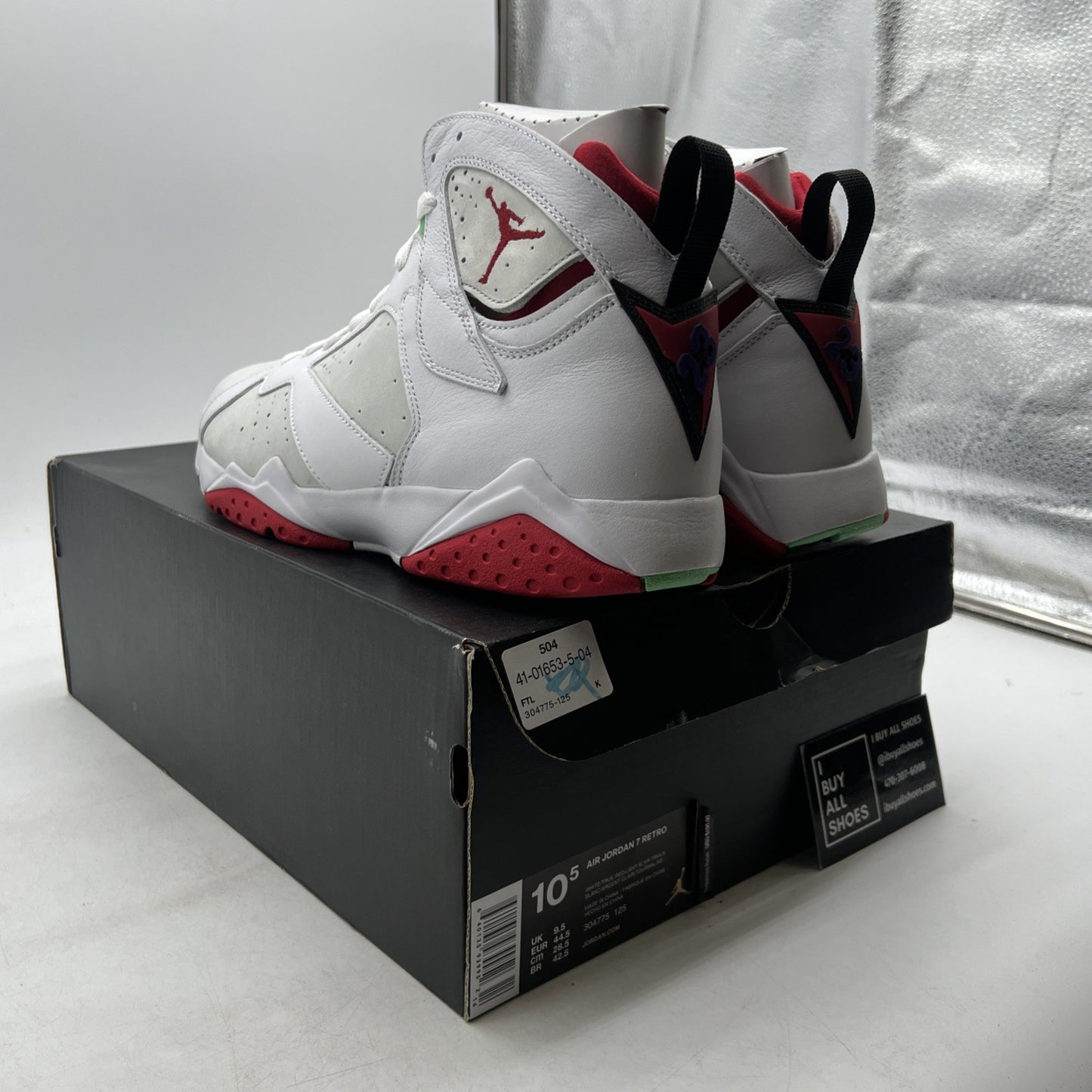 Size 10.5 - Air Jordan 7 Retro 2015 Hare (304775-125)