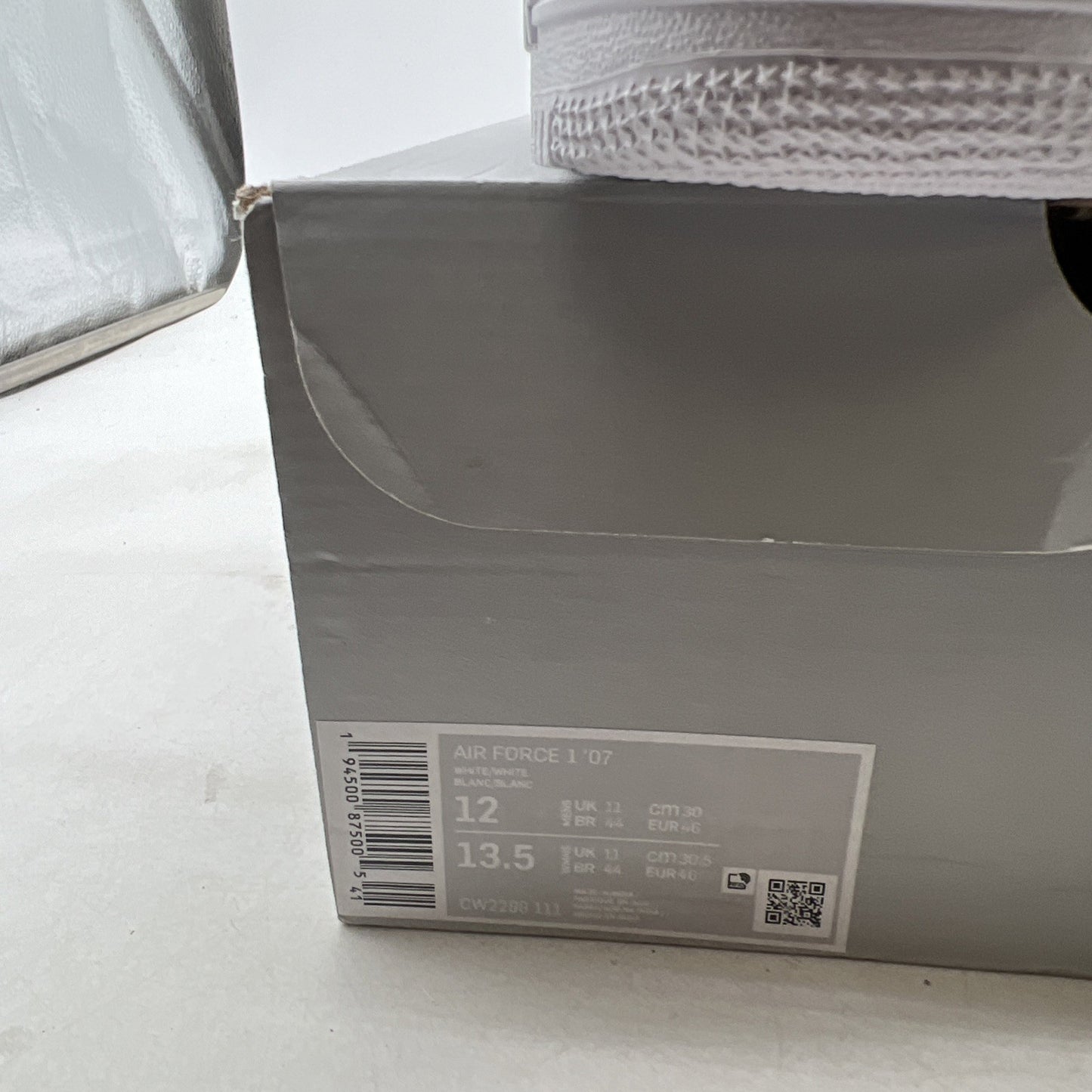 Size 12 - Nike Air Force 1 '07 Low Triple White (CW2288-111)