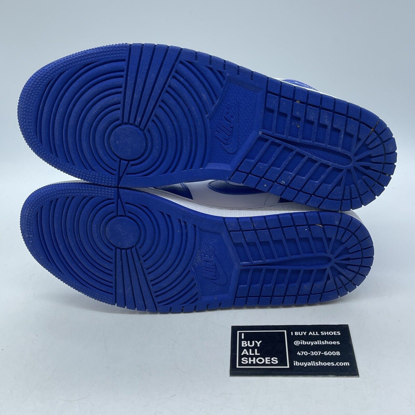 Size 9W - Air Jordan 1 Mid Kentucky Blue White Leather (BQ6472-104)