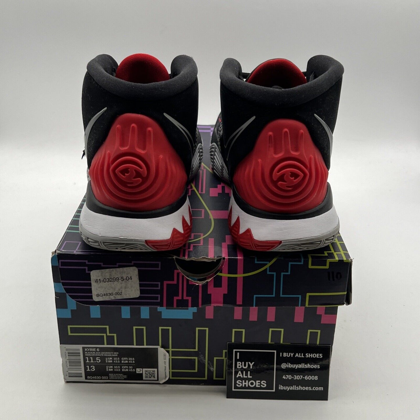 Size 11.5 - Nike Kyrie 6 Bred - (BQ4630-002)