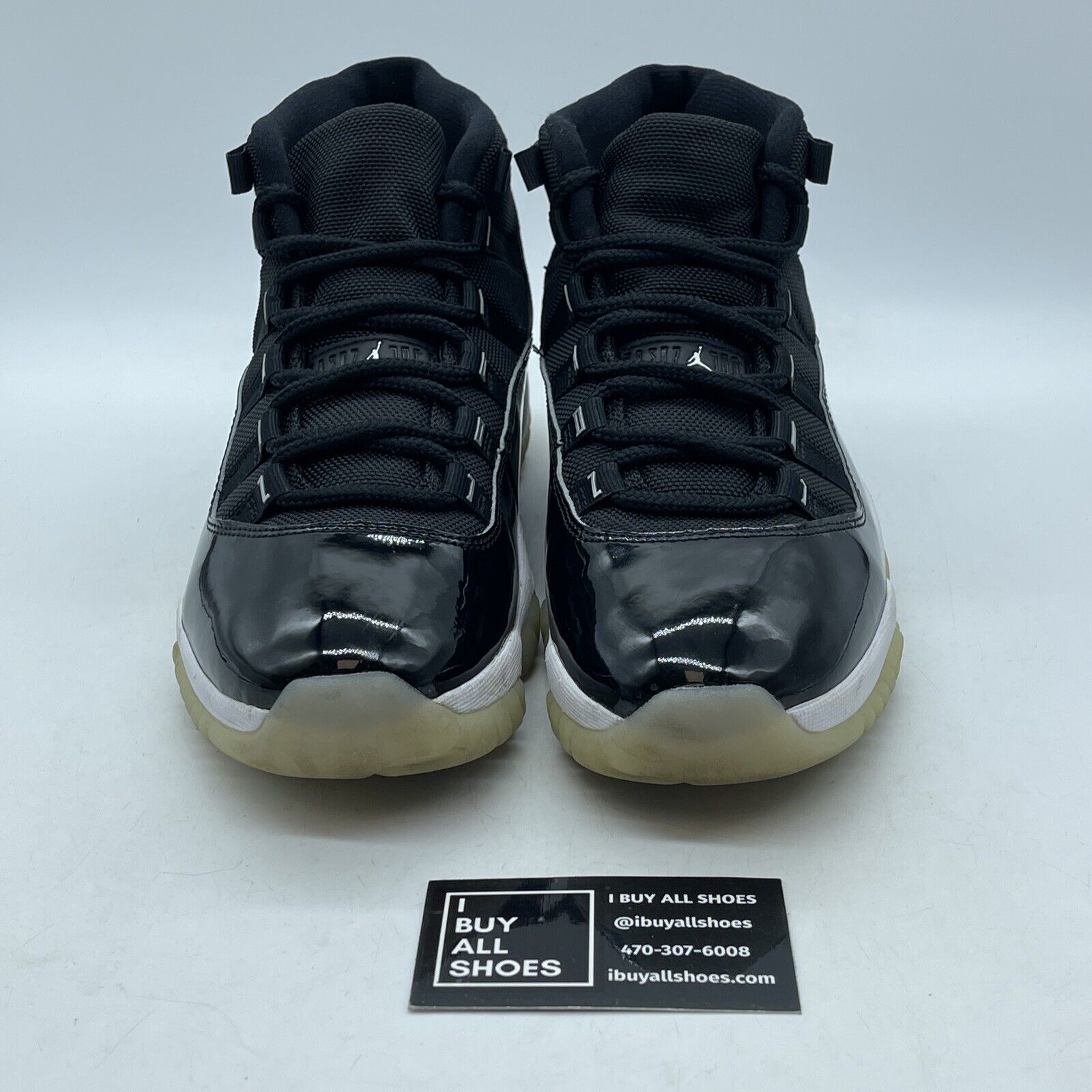 Size 8 - Jordan 11 Retro High Jubilee 25th Anniversary black White (CT8012-011)