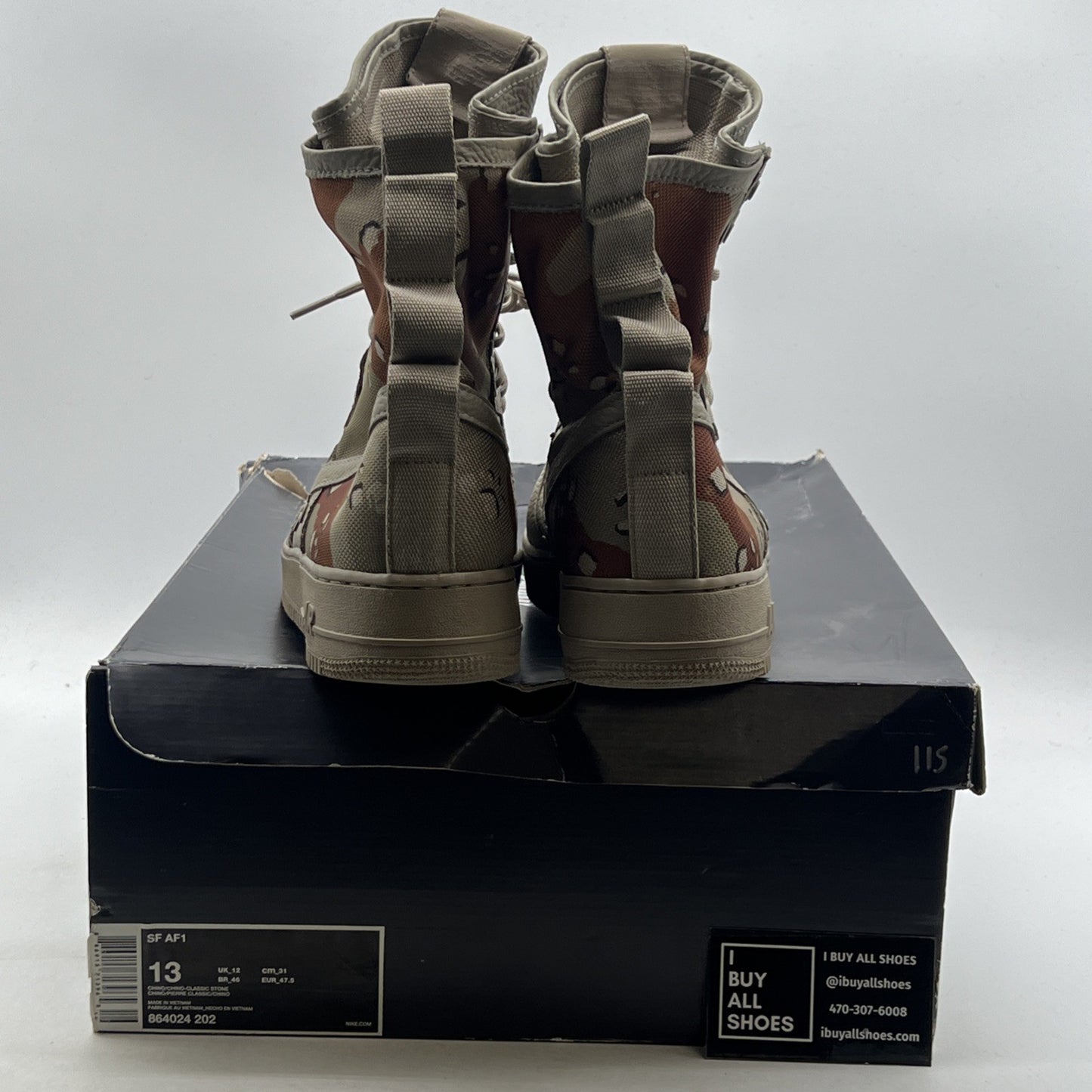 Size 13 - Nike SF Air Force 1 Desert Camo (864024-202)