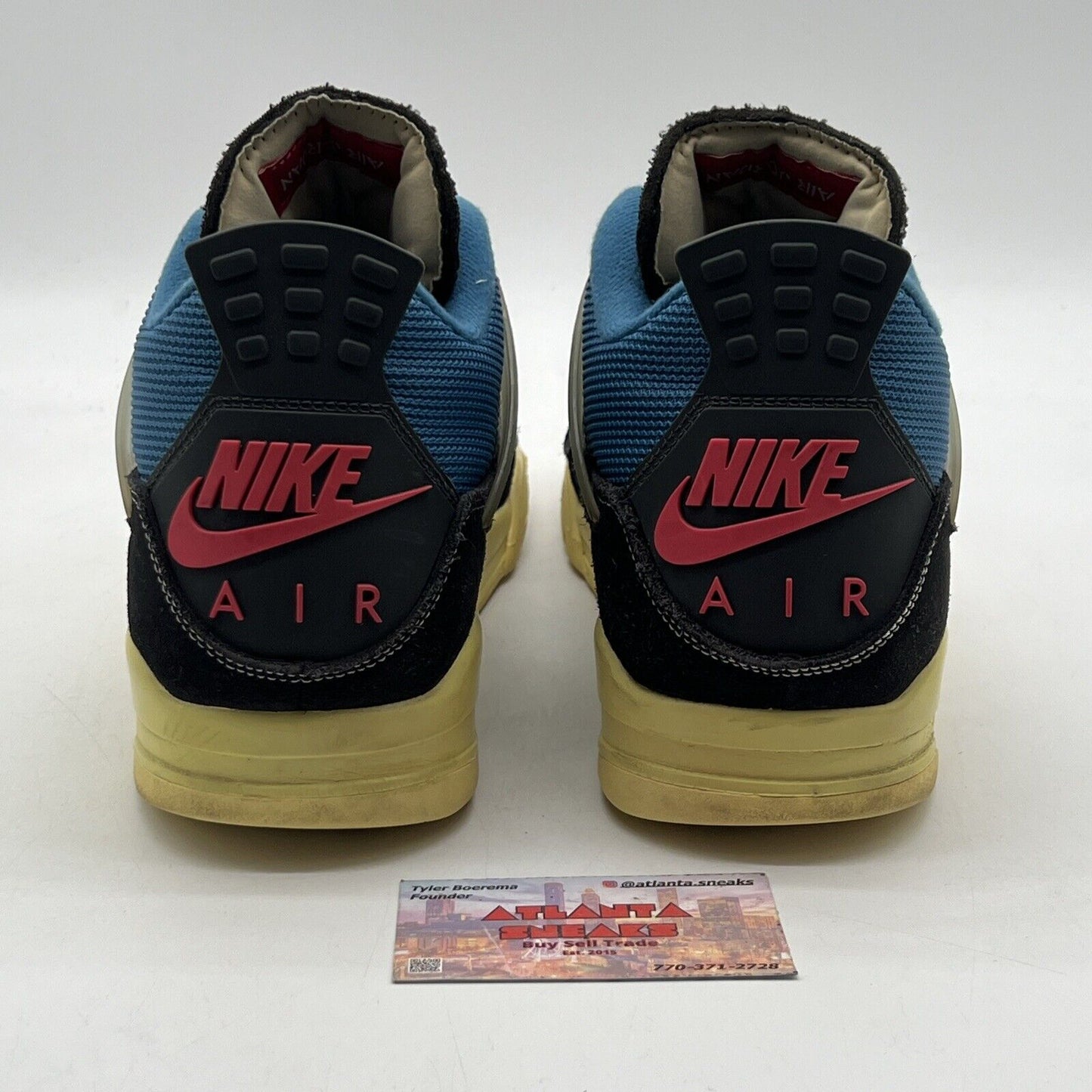 Size 13 - Jordan 4 Retro x Union LA Mid Off Noir Black Cream Red (DC9533-001)