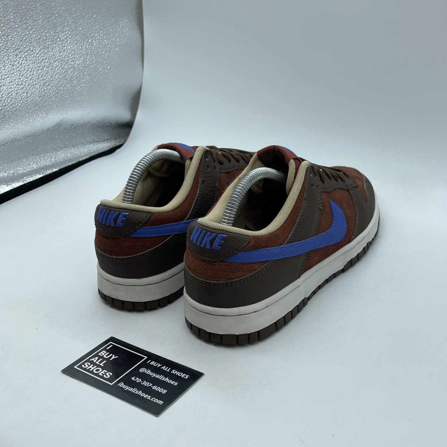 Size 8.5 - Nike Dunk Premium Low Mars Stone Blue Suede Leather (DR9704-200)
