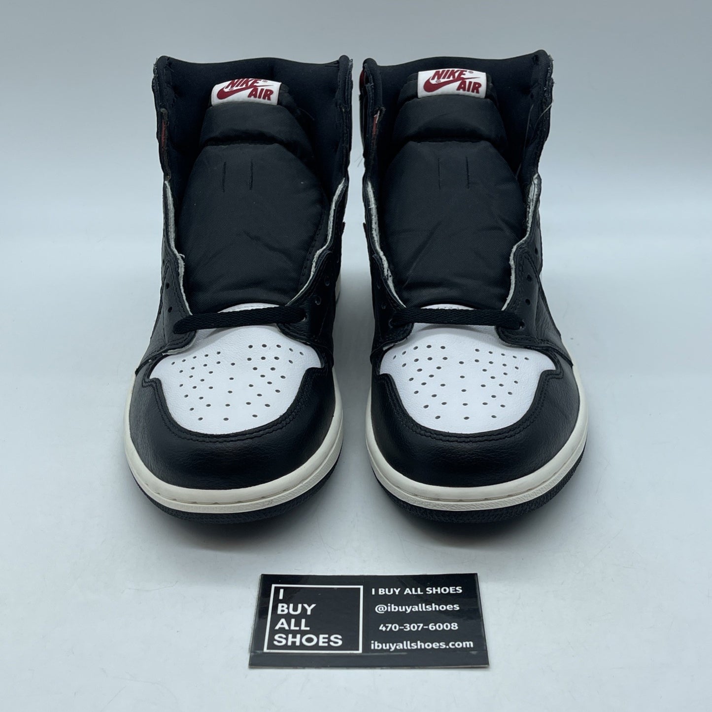 Size 9.5 - Air Jordan 1 Retro OG High Crimson Tint Black Leather (555088-081)