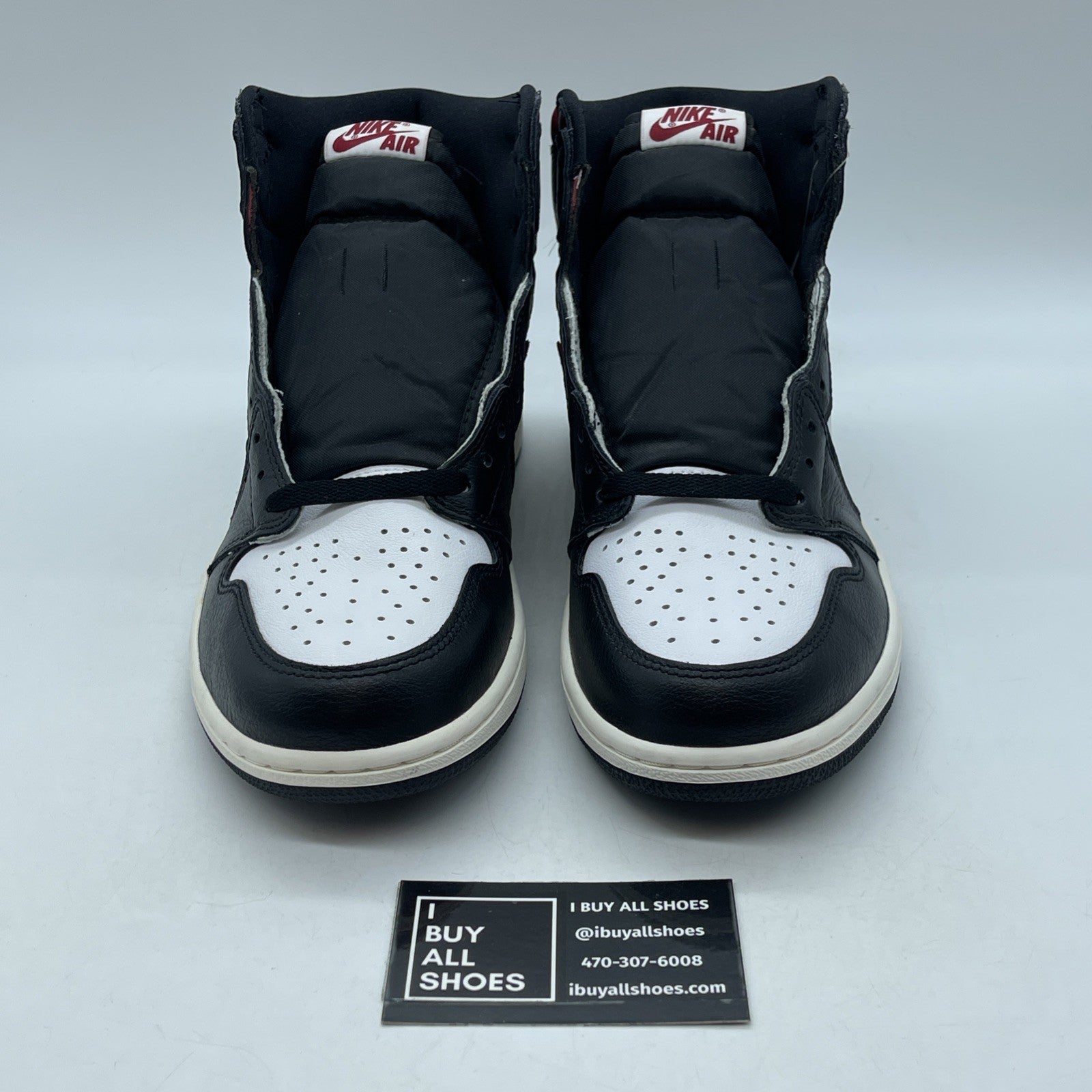 Size 9.5 - Air Jordan 1 Retro OG High Crimson Tint Black Leather (555088-081)