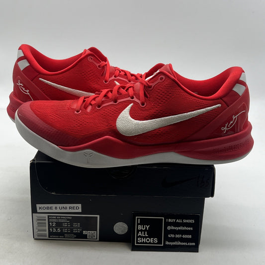 Size 12 - Nike Kobe VIII Protro University Red White (HF9550-600)