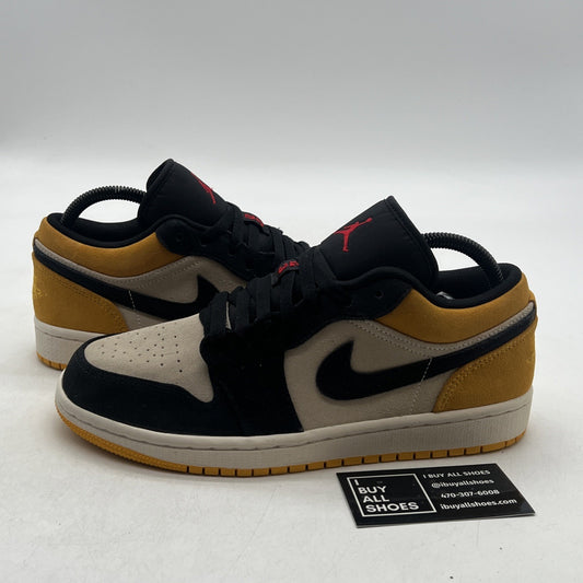 Size 7.5 - Air Jordan 1 Low University Gold (553558-127)