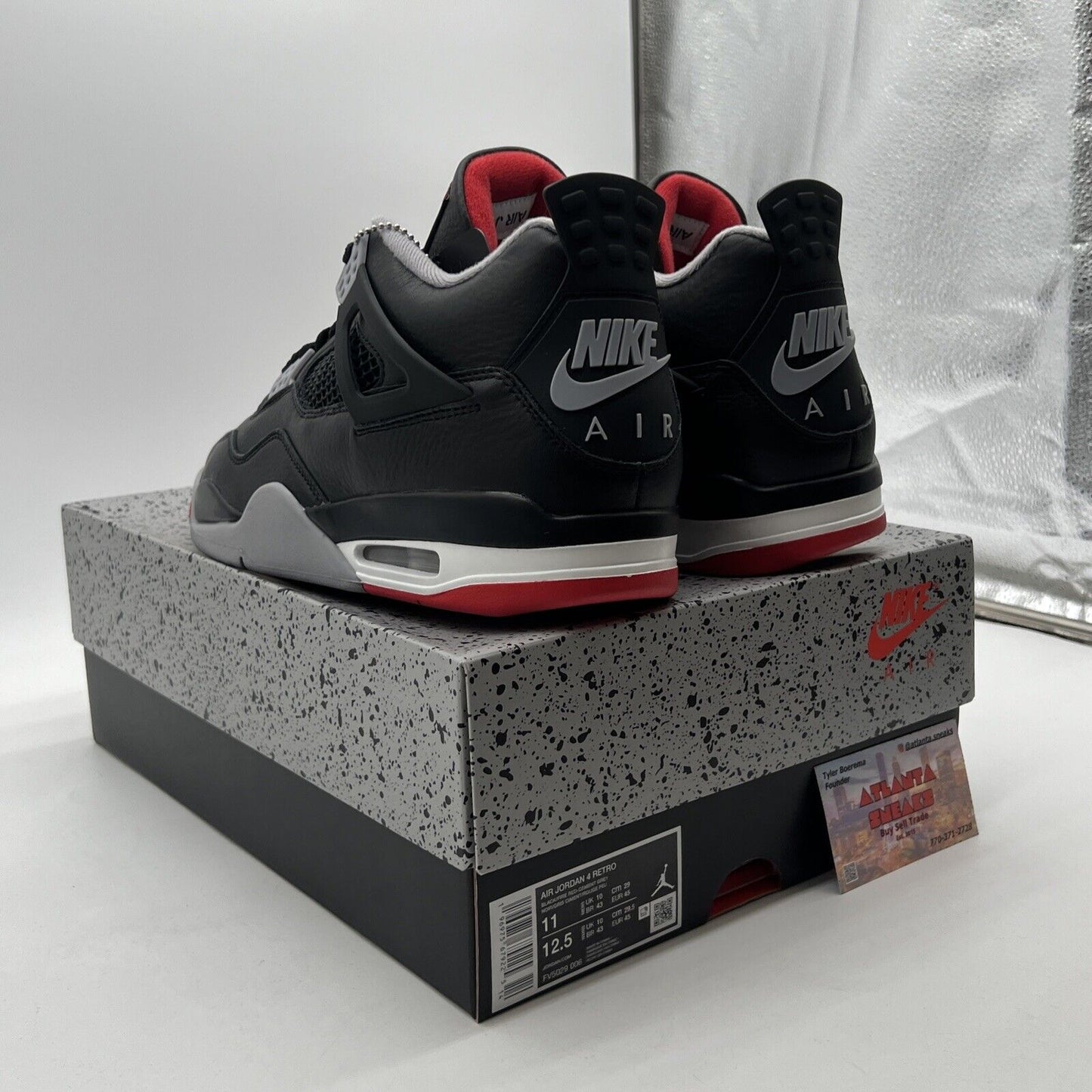 Size 11 - Air Jordan 4 Retro Bred Reimagined (FV5029-006)