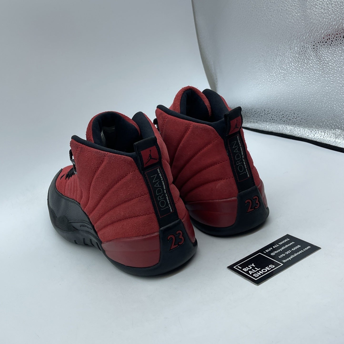 Size 11.5 - Jordan 12 Retro Reverse Flu Game 2020 Suede Leather
