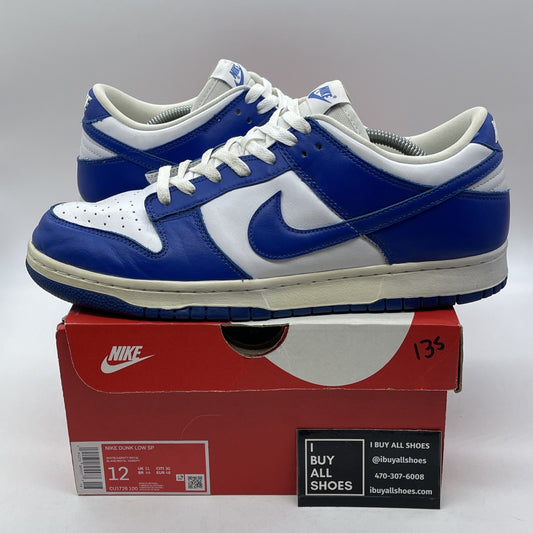Size 12 - Nike Dunk Low Retro SP Kentucky 2020 Blue White Leather (CU1726-100)
