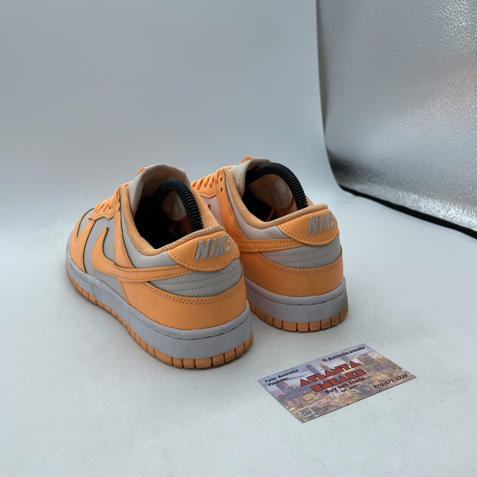 Size 9 - Nike Dunk Low Peach Cream 2022 Orange White Leather (DD1503-801)