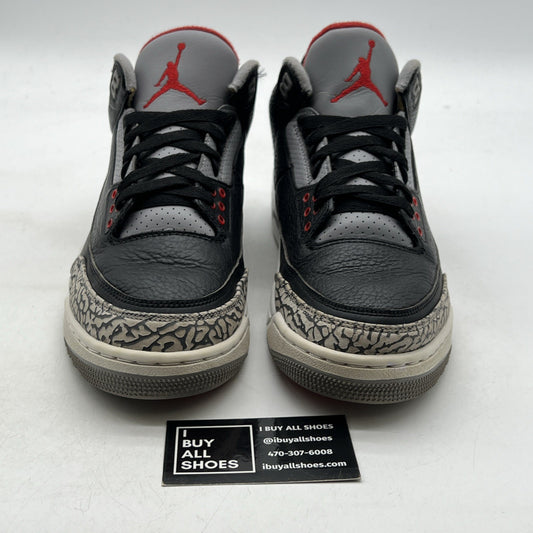 Size 9.5 - Air Jordan 3 Retro OG Mid Black Cement (854262-001)