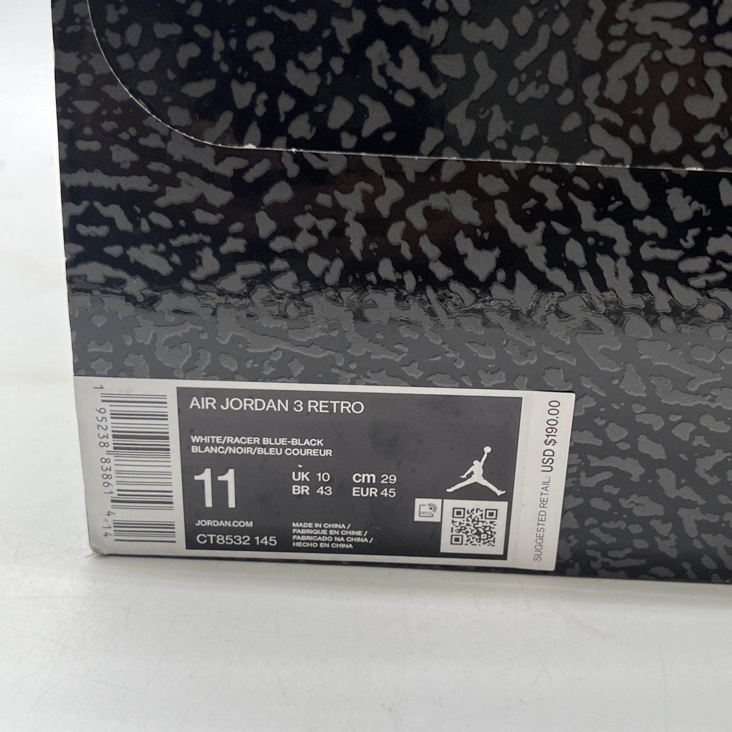 Size 11 - Air Jordan 3 Retro Mid Racer Blue (CT8532-145)