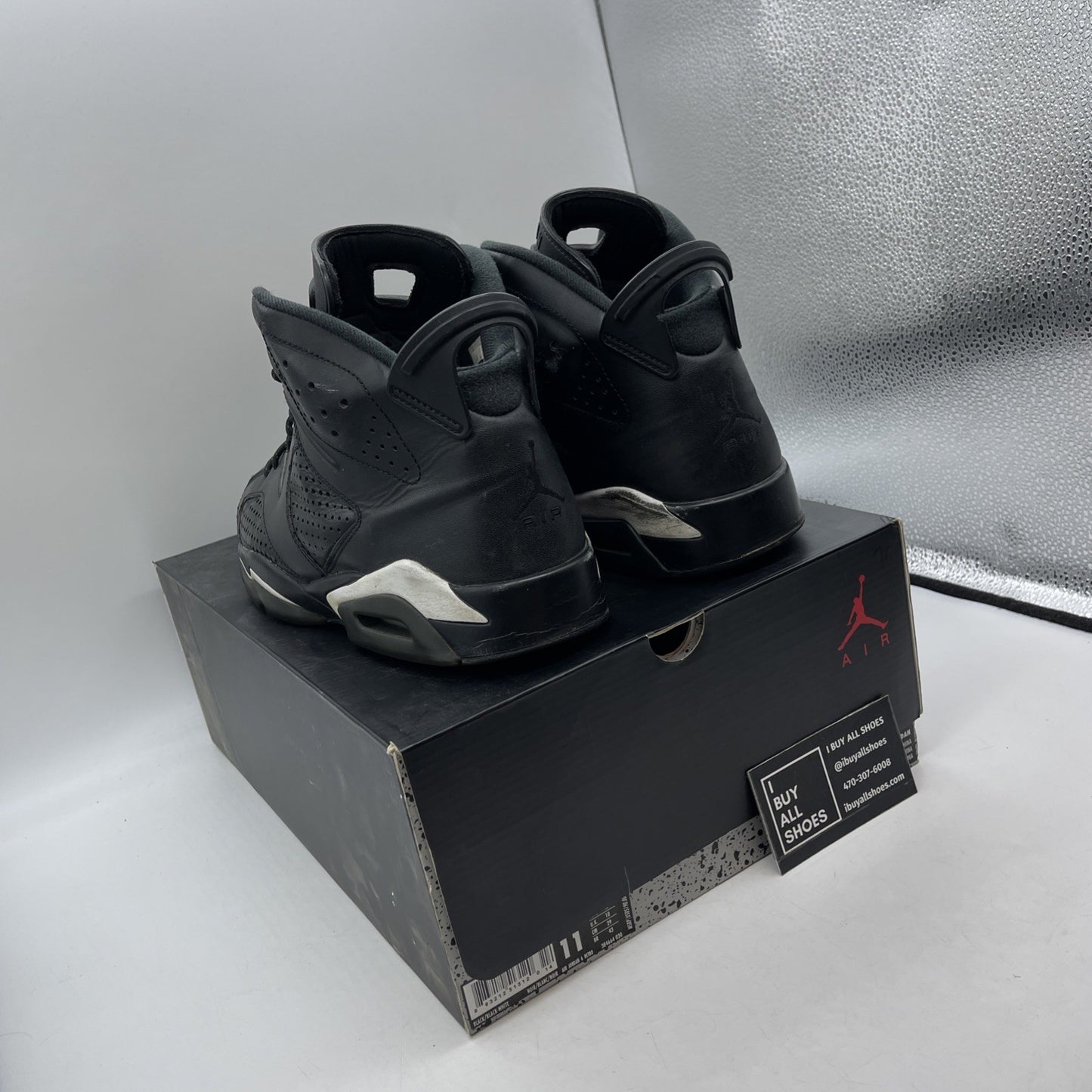 Size 11 - Air Jordan 6 Retro Black Cat (384664-020)