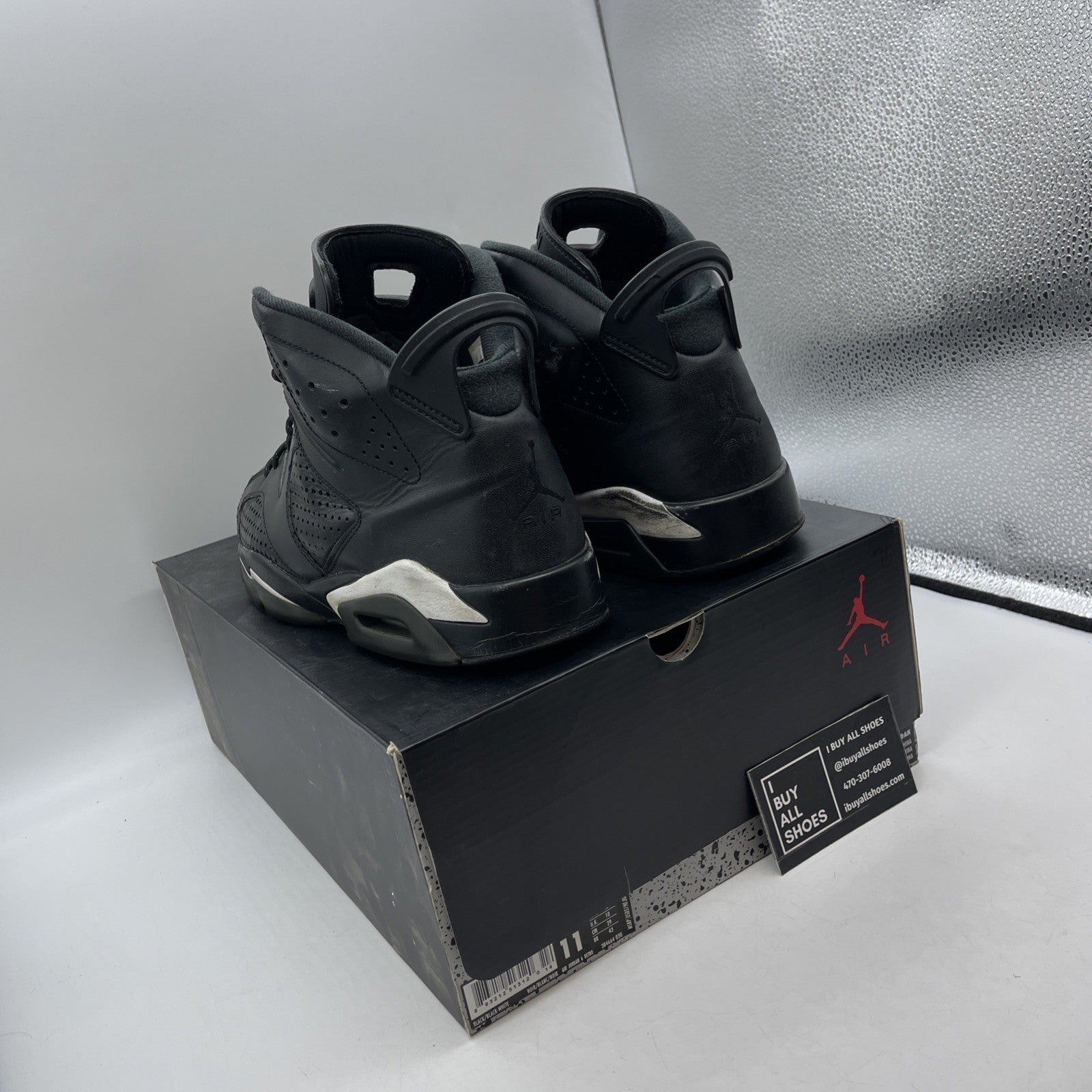Size 11 - Air Jordan 6 Retro Black Cat (384664-020)