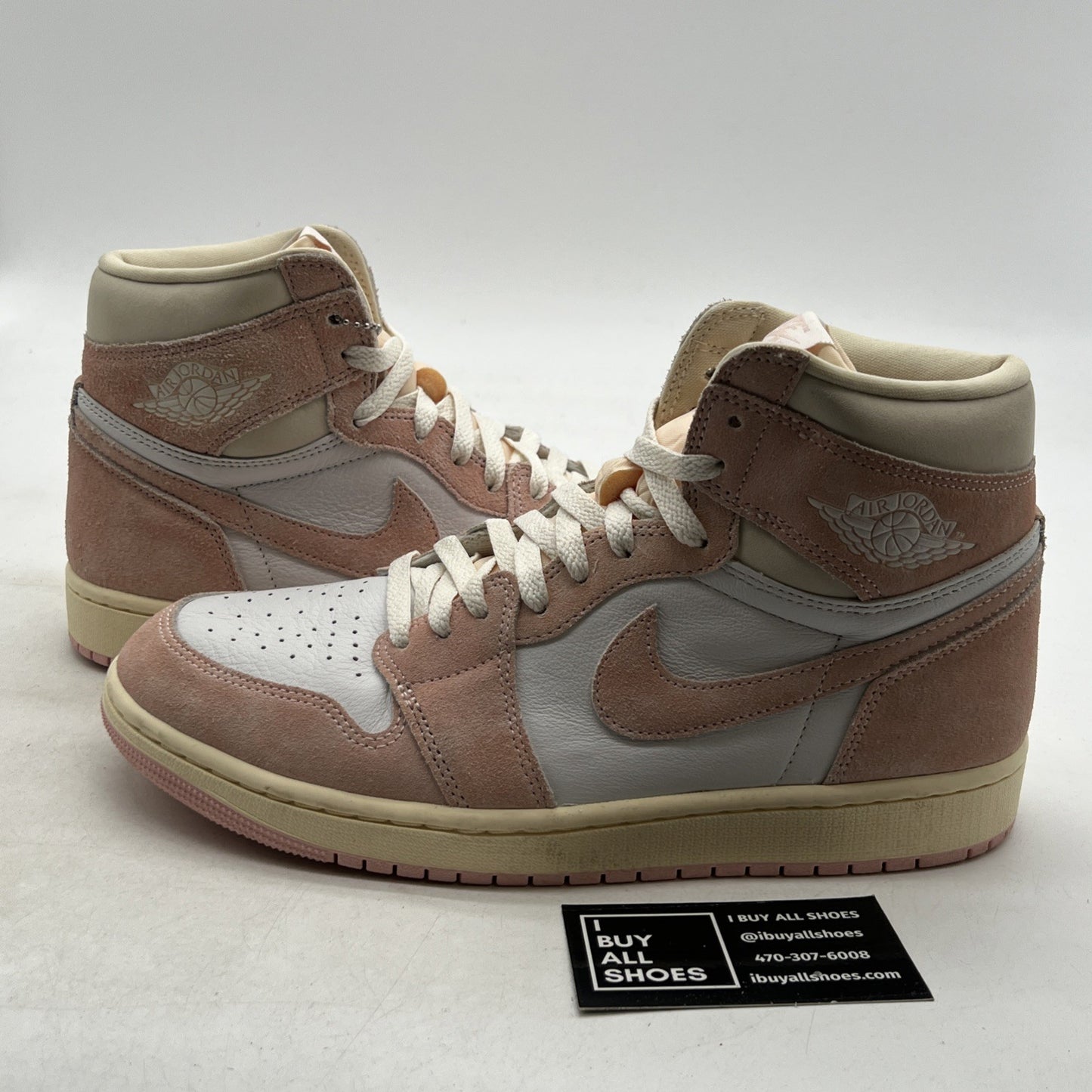 Size 10.5 - Air Jordan 1 Retro OG High Washed Pink W (FD2596-600)