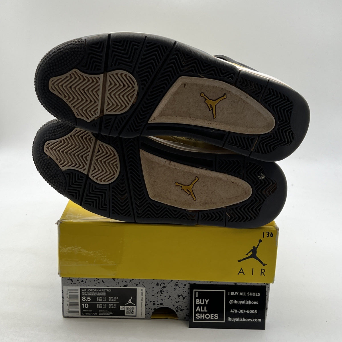 Size 8.5 - Air Jordan 4 Retro Mid Lightning (CT8527-700)
