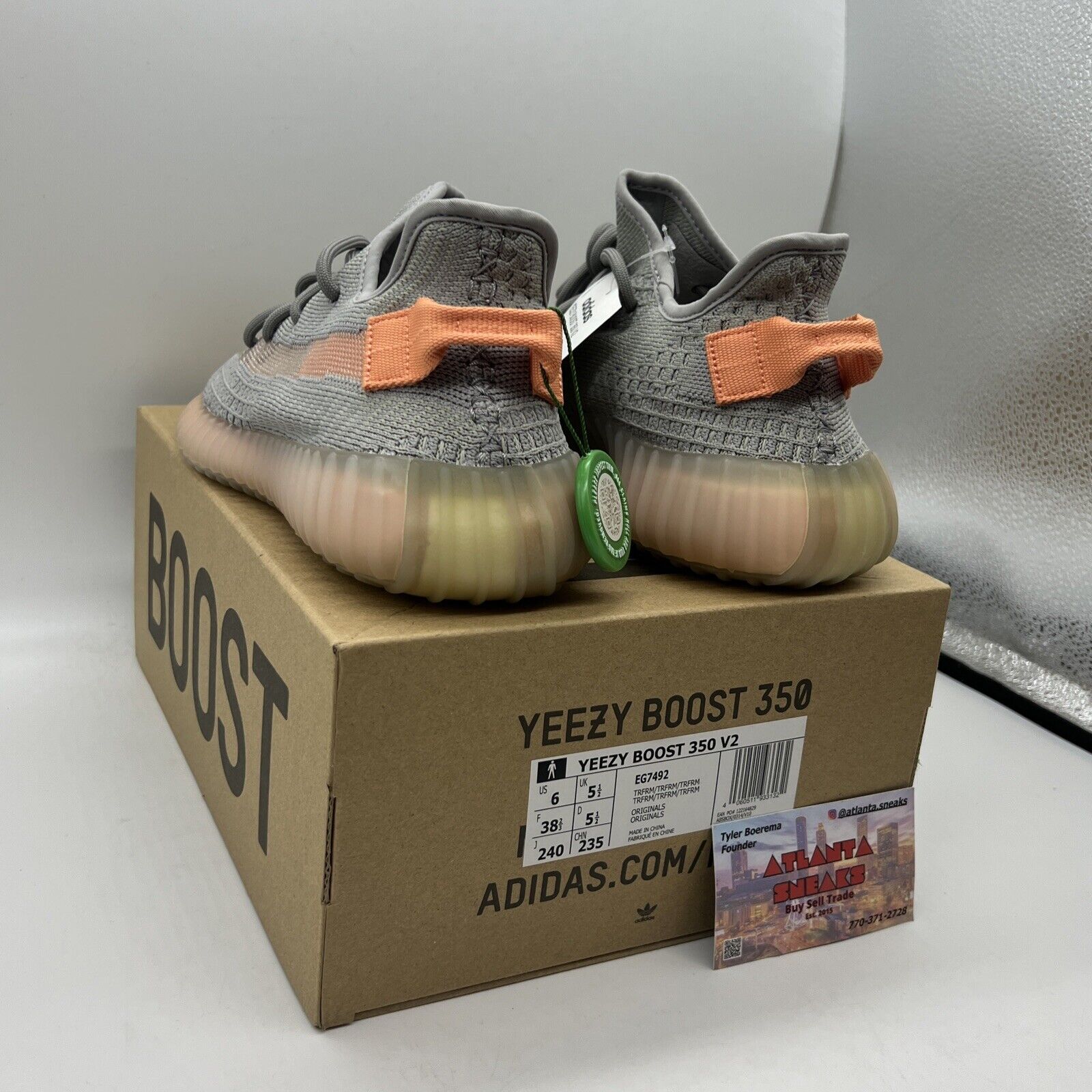 Size 6 - adidas Yeezy Boost 350 V2 True Form Brand New Og All