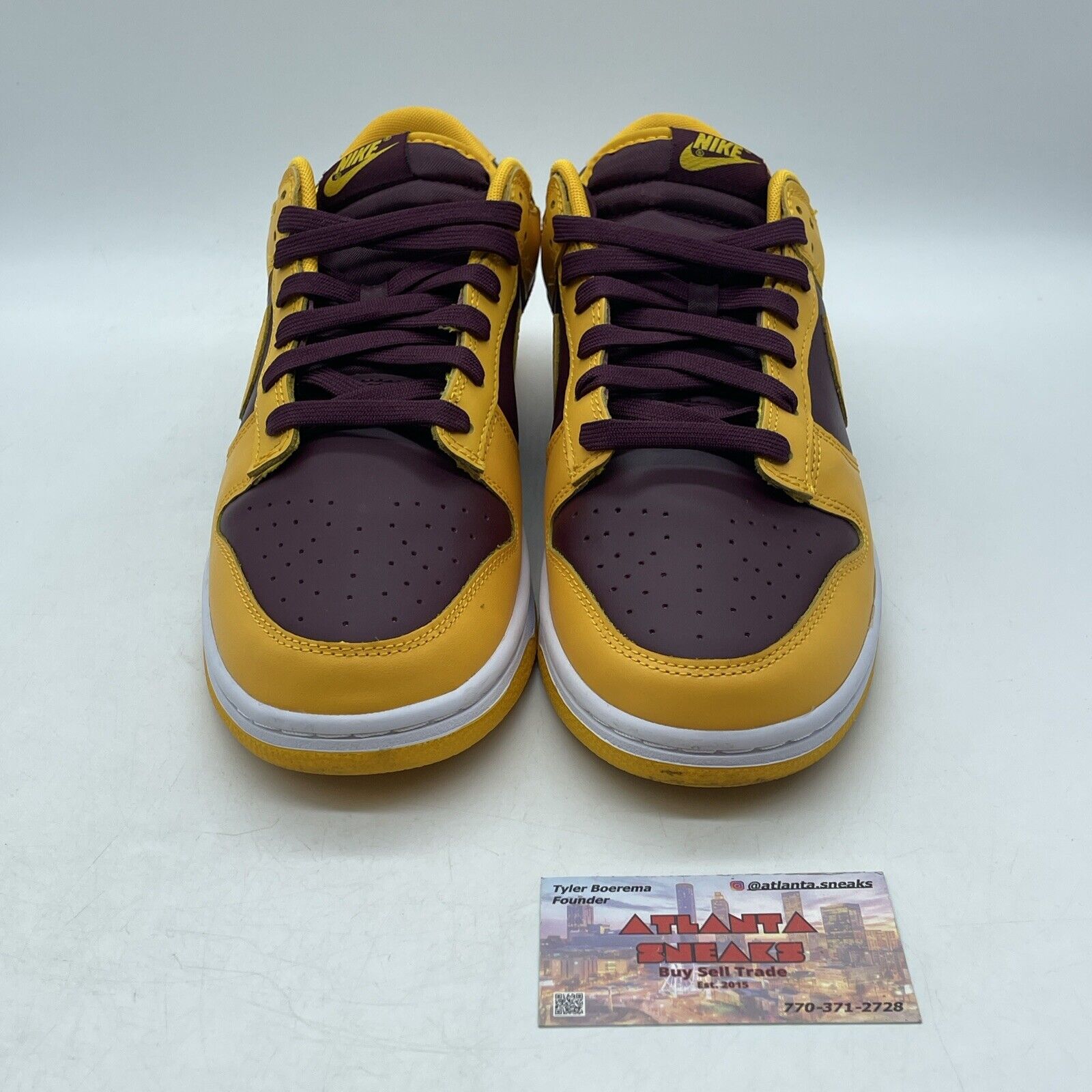 Size 10 - Nike Dunk Low Retro Arizona State Sun Devils 2022 Leather (DD1391-702)