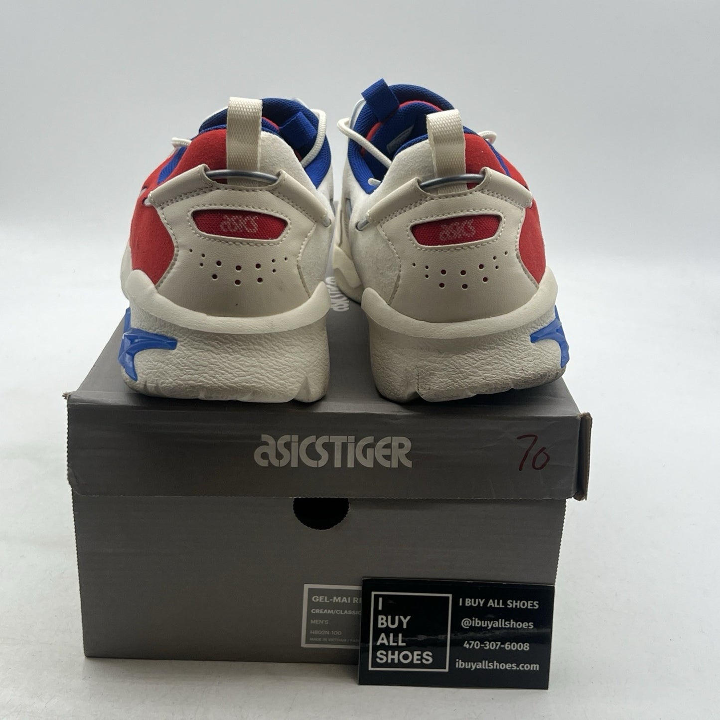 Size 11.5 - ASICS Gel-Mai RB Cream Classic Red (1191A088-601)