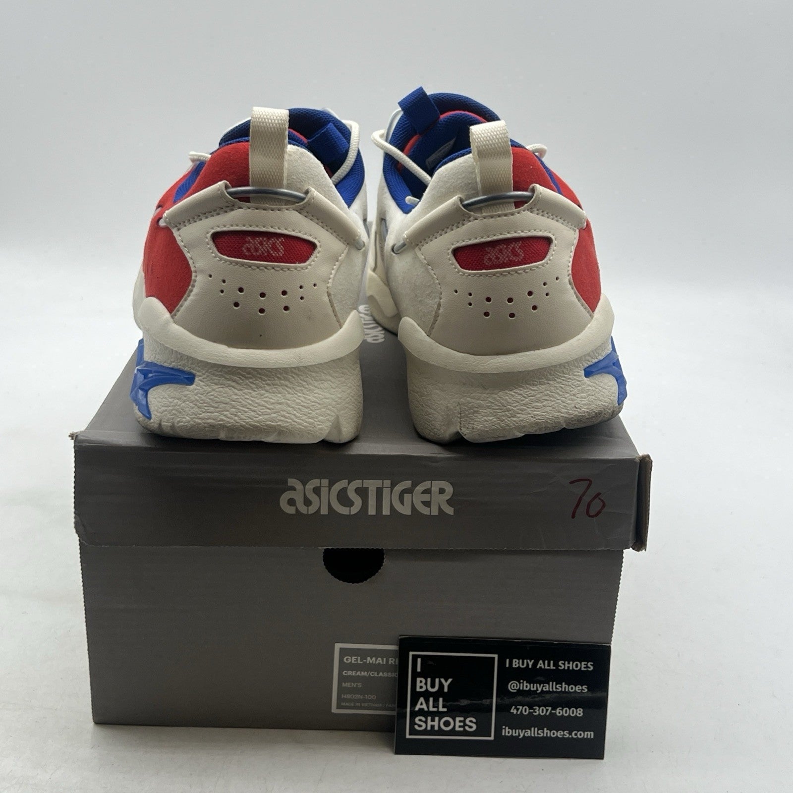 Size 11.5 - ASICS Gel-Mai RB Cream Classic Red (1191A088-601)